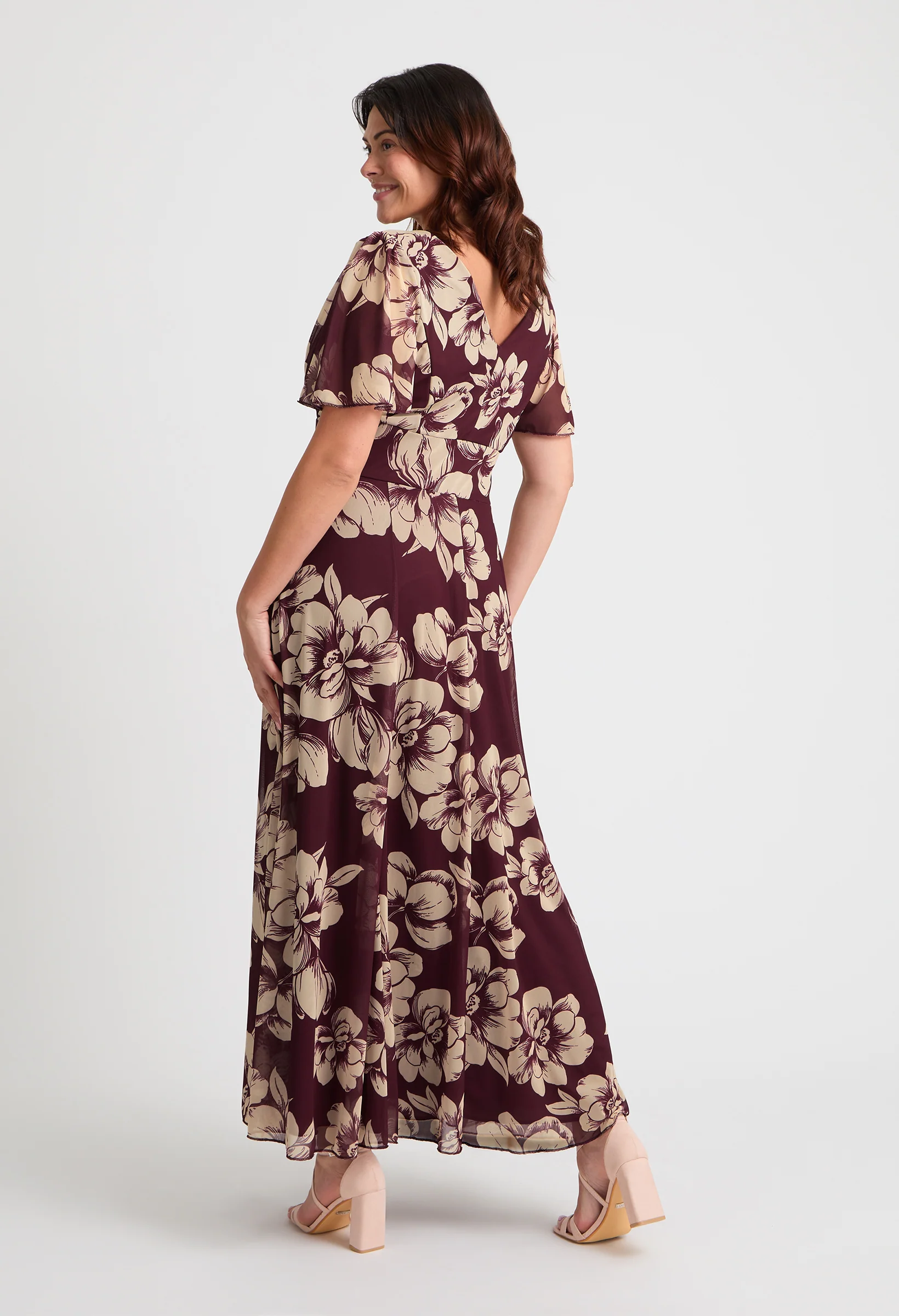 Isabelle Curve+ Float Sleeve Maxi Dress - Image 3