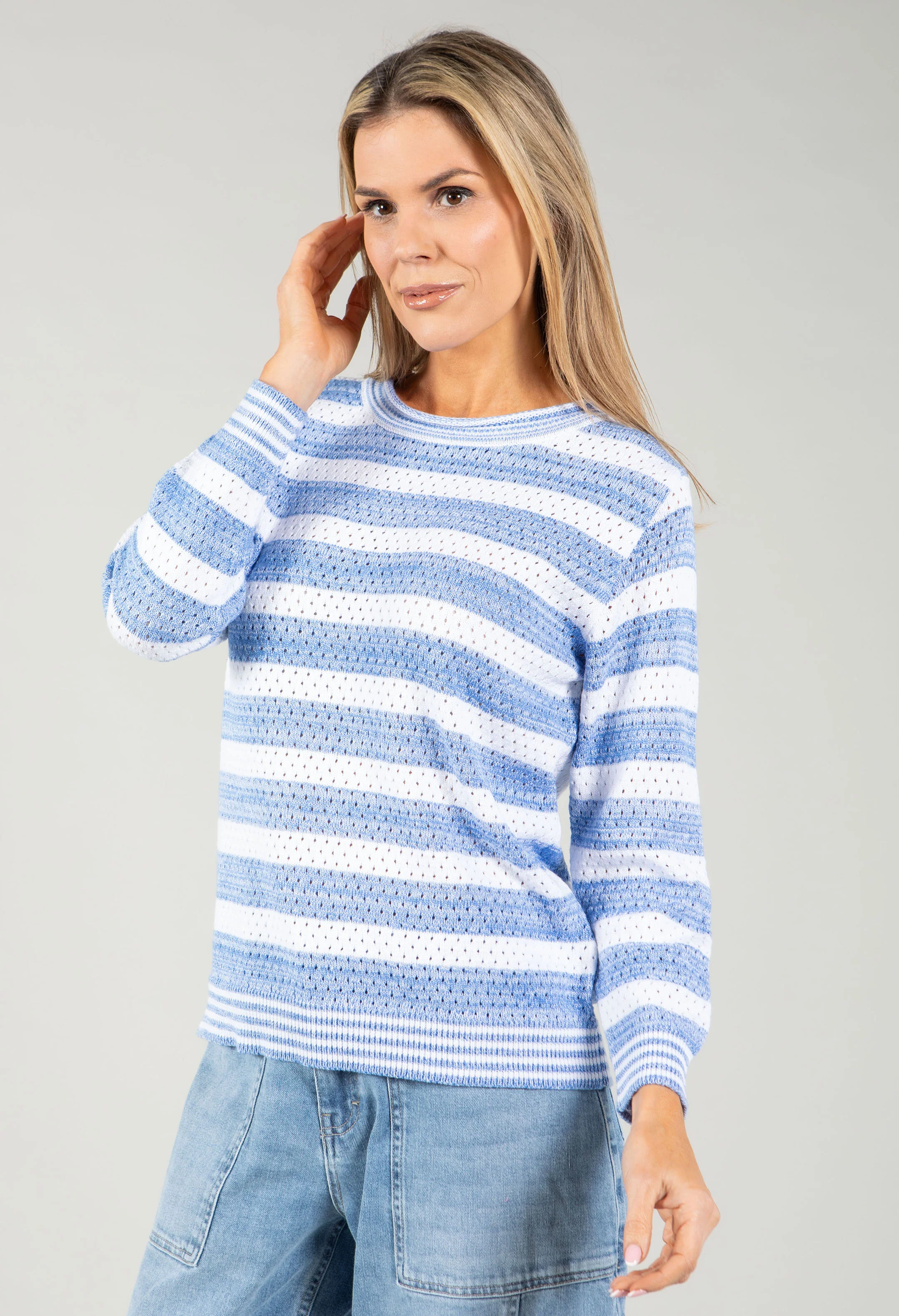 Ivy Striped Knit Jumper - Image 4