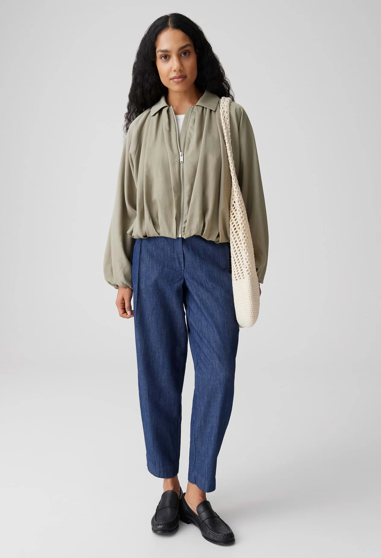 Jabana Relaxed Fit Blouson Jacket - Image 3