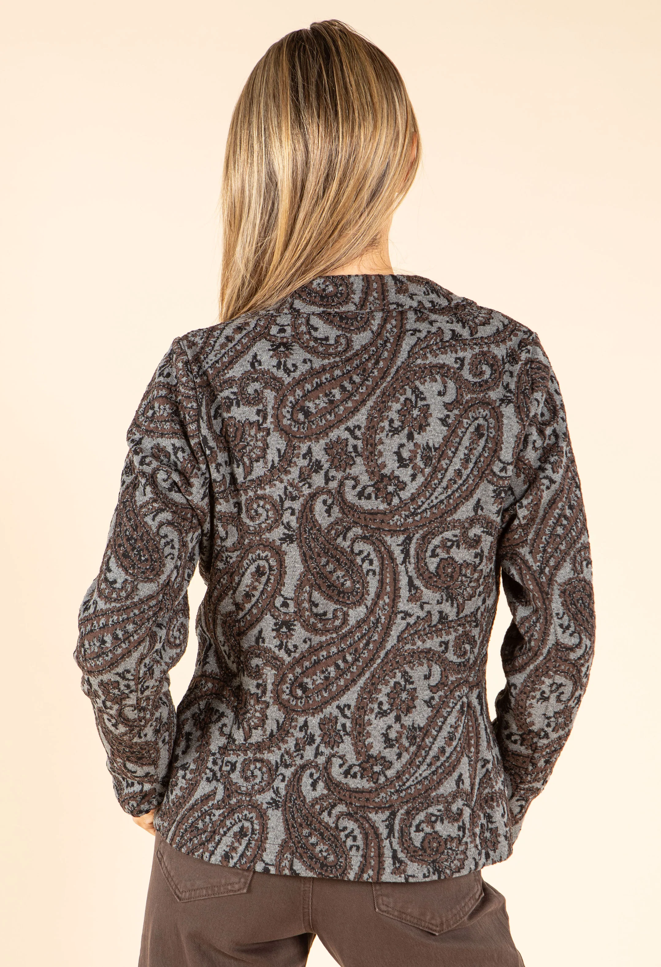 Jenny Paisley Jacquard Blazer - Image 10
