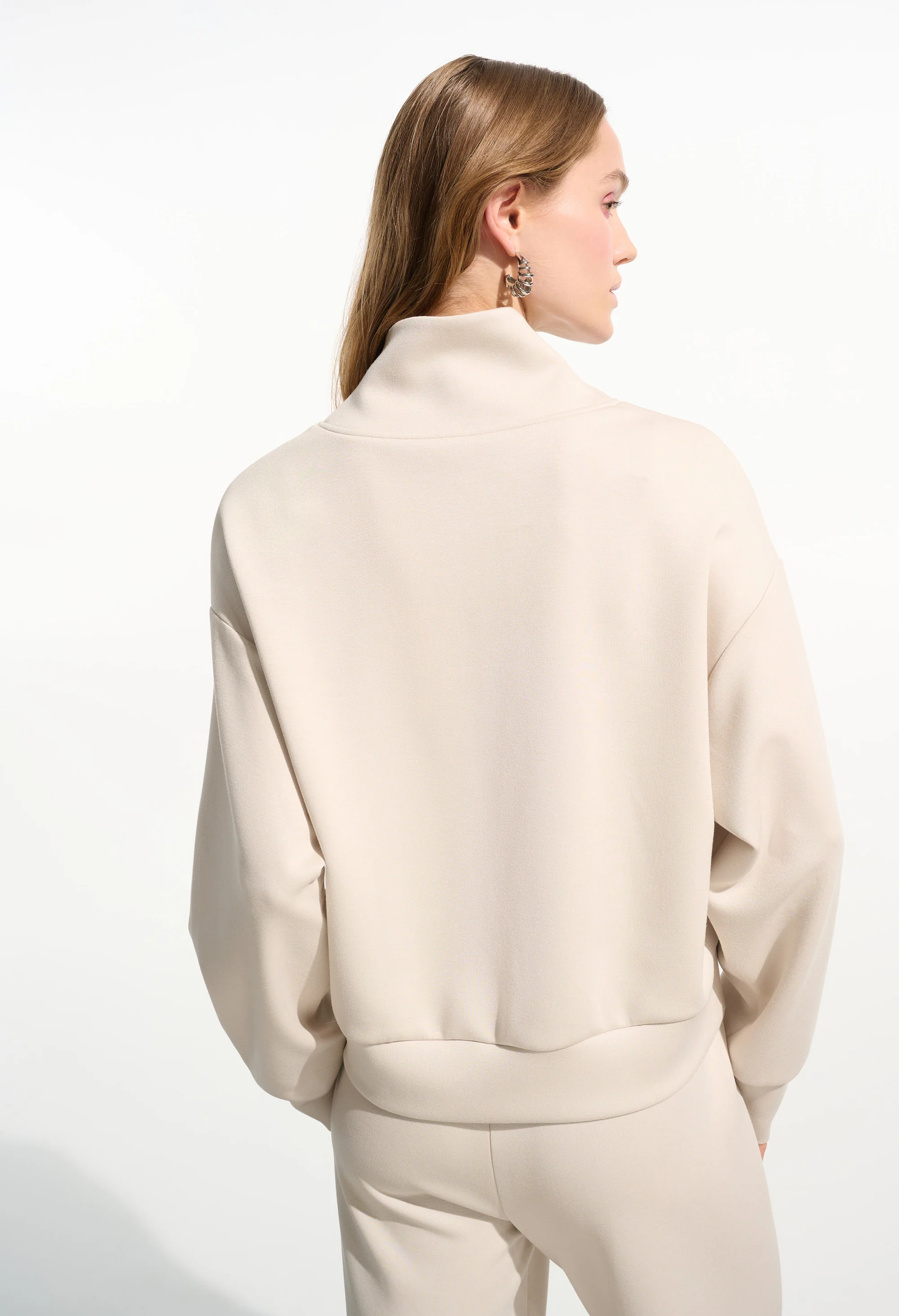 Relaxed Fit Zipper Sweatshirt - Image 4