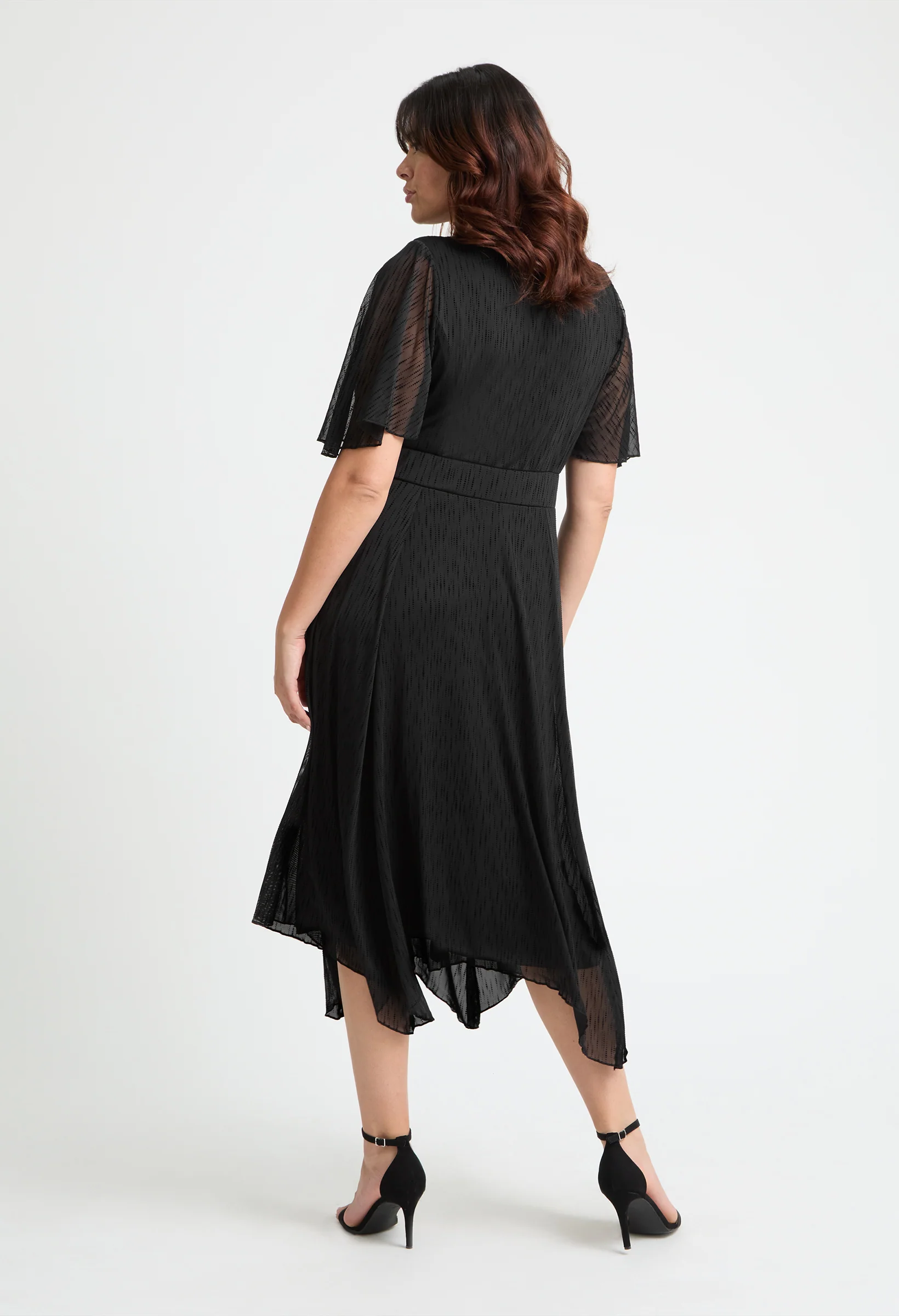 Julie Flock Hanky Hem Curve+ Dress - Image 3
