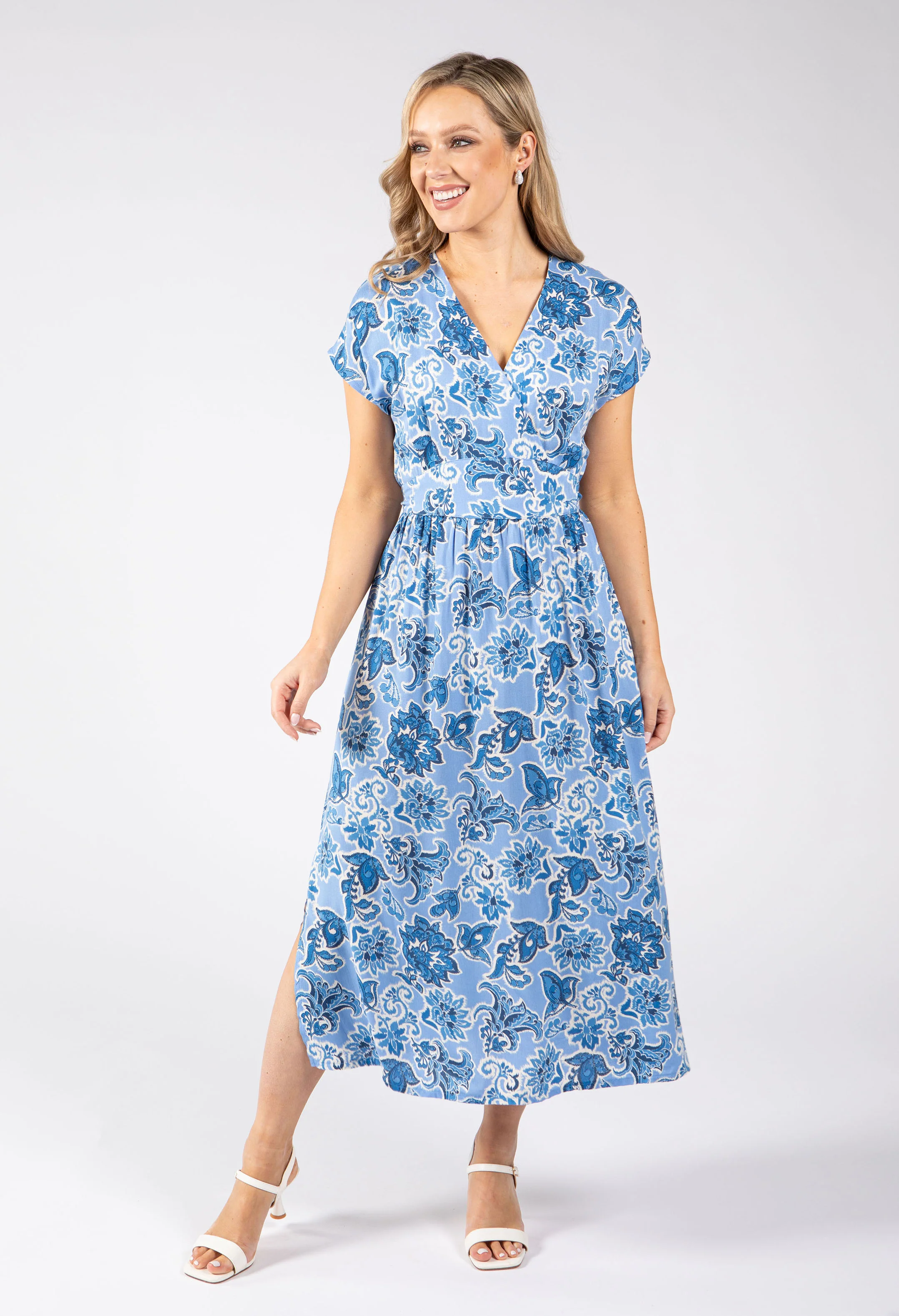 Kiki Floral Print Midi Dress - Image 2