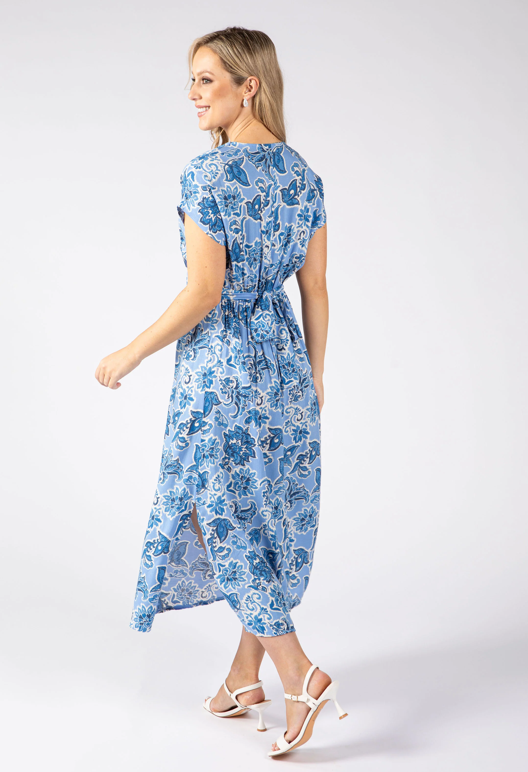 Kiki Floral Print Midi Dress - Image 6