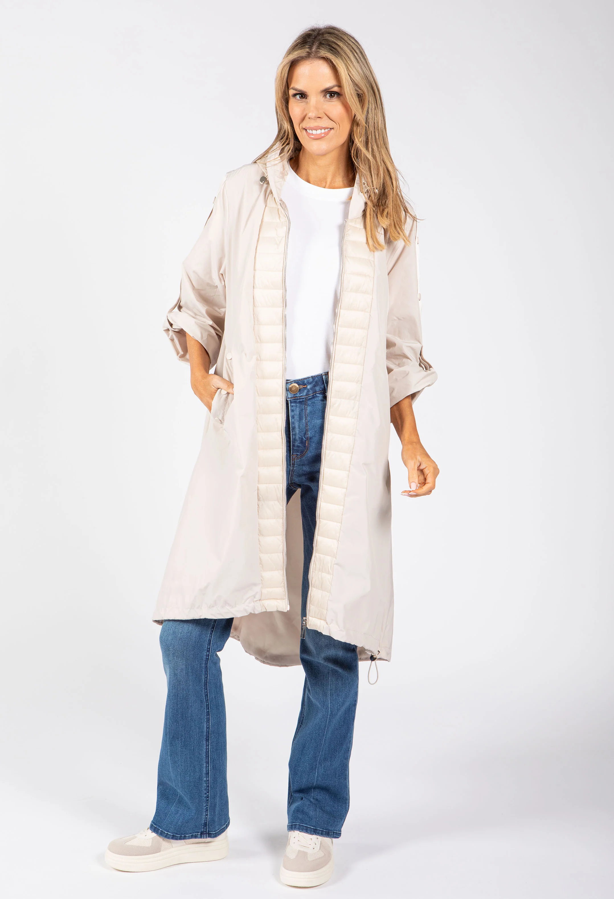 Kimera Longline Rain Coat - Image 2