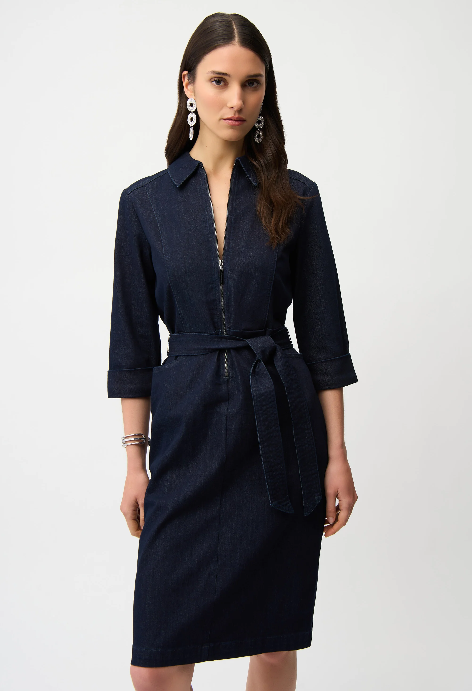 Knee-length Shirt Dress - Image 2