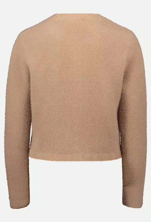 Knit cardigan with patch pockets - Image 2