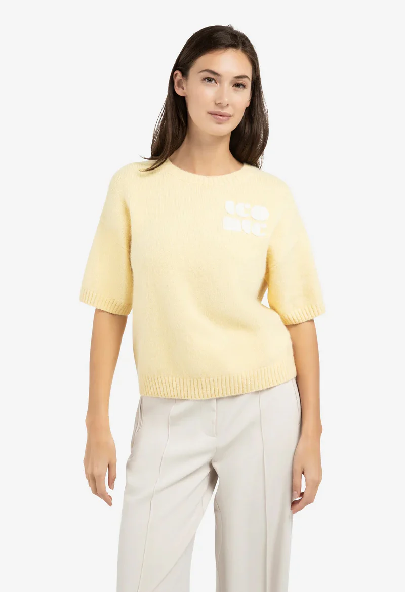 Knitted short sleeve Jumper - Image 2