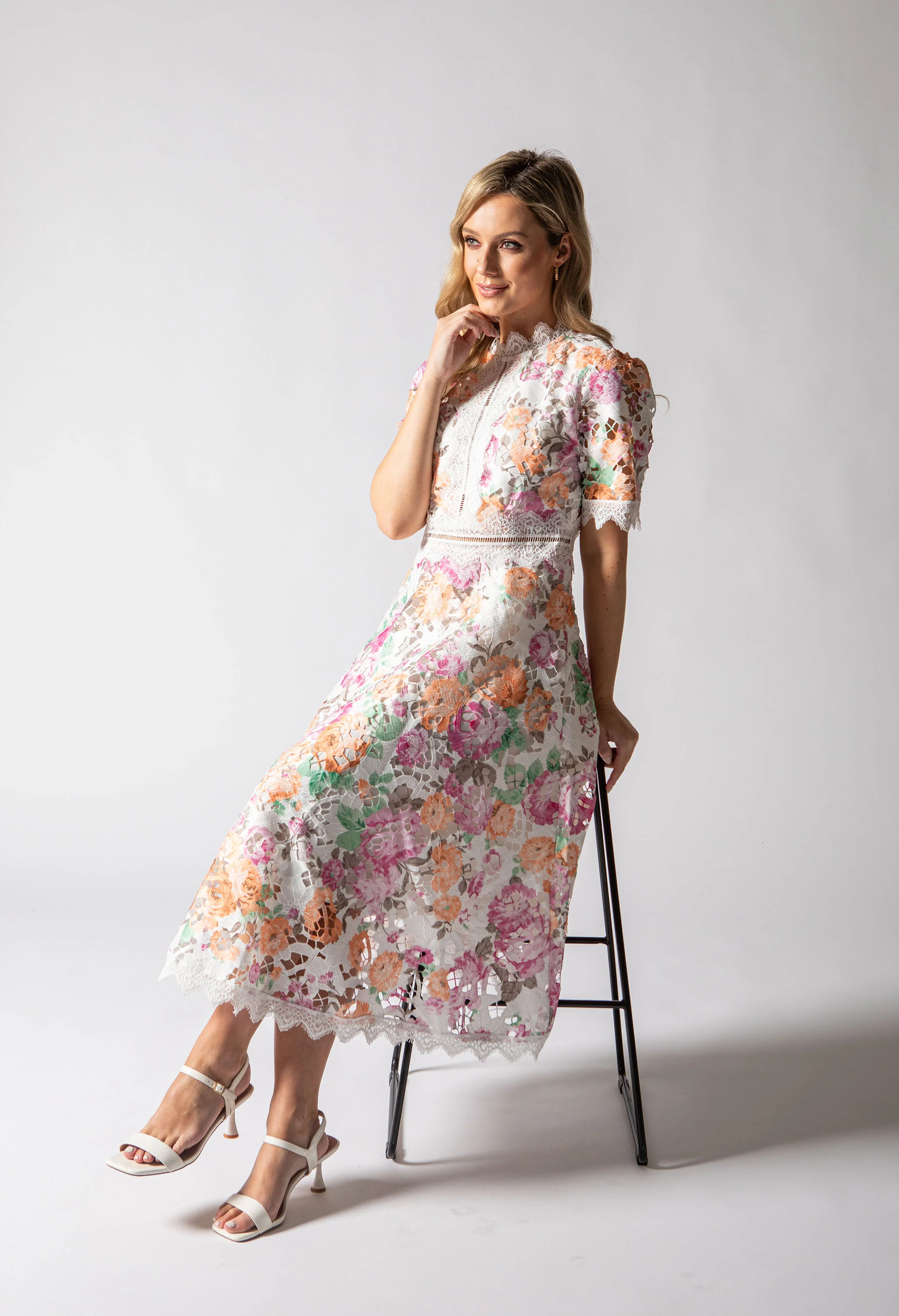 Lace and Blossom Dress - Image 2