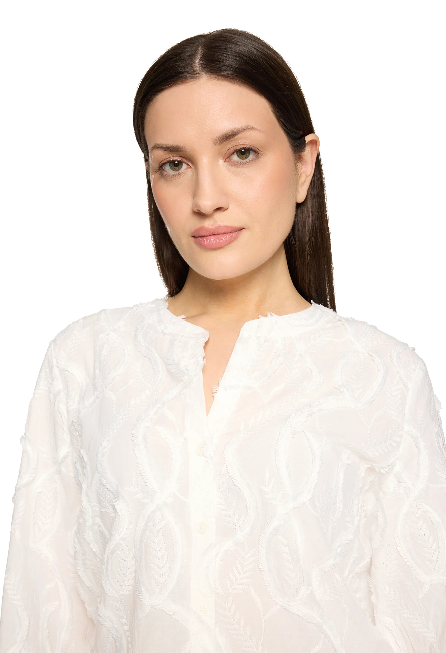 Lace blouse with decorative hem - Image 6