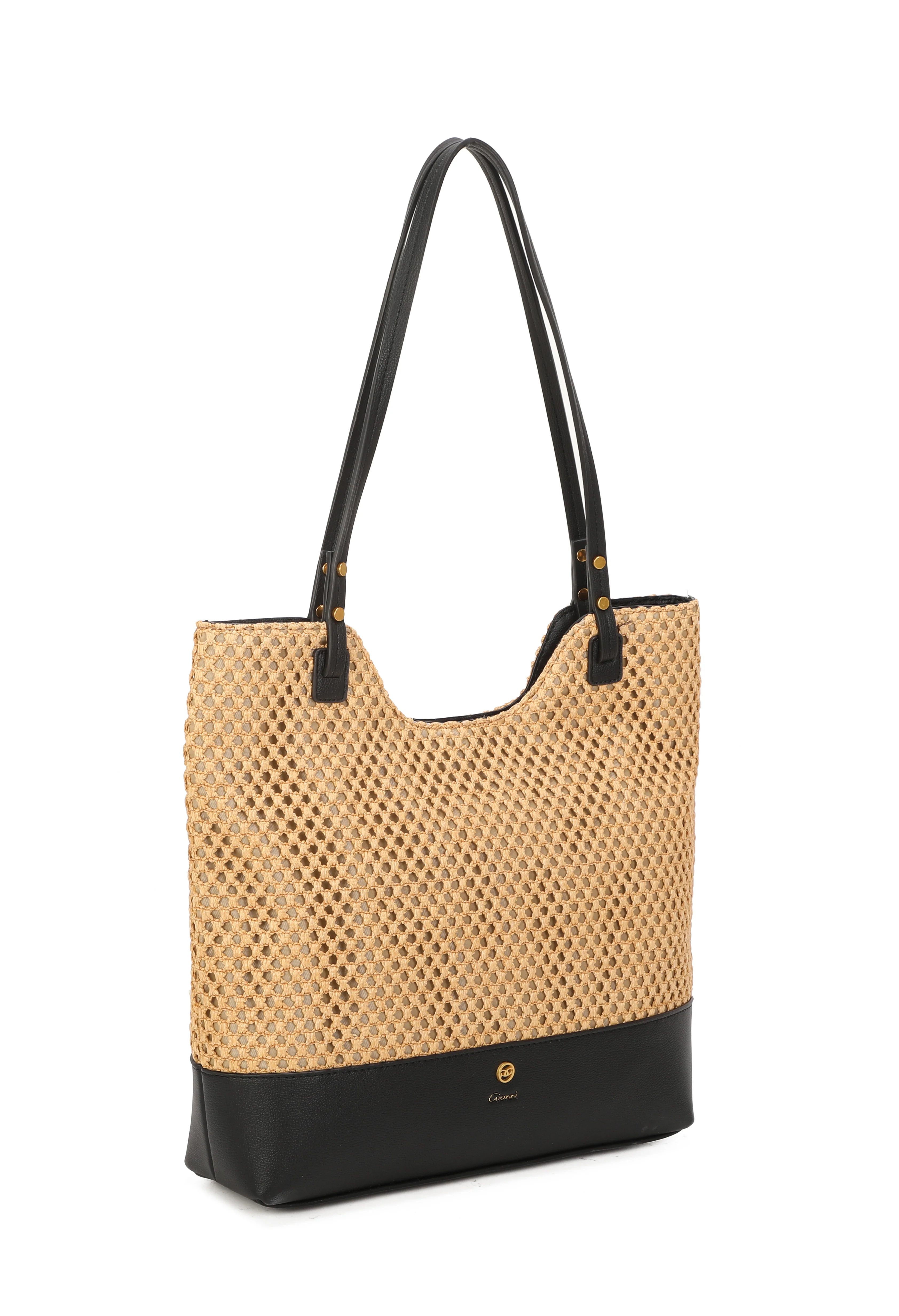 Large Straw Shopper Bag - Image 3