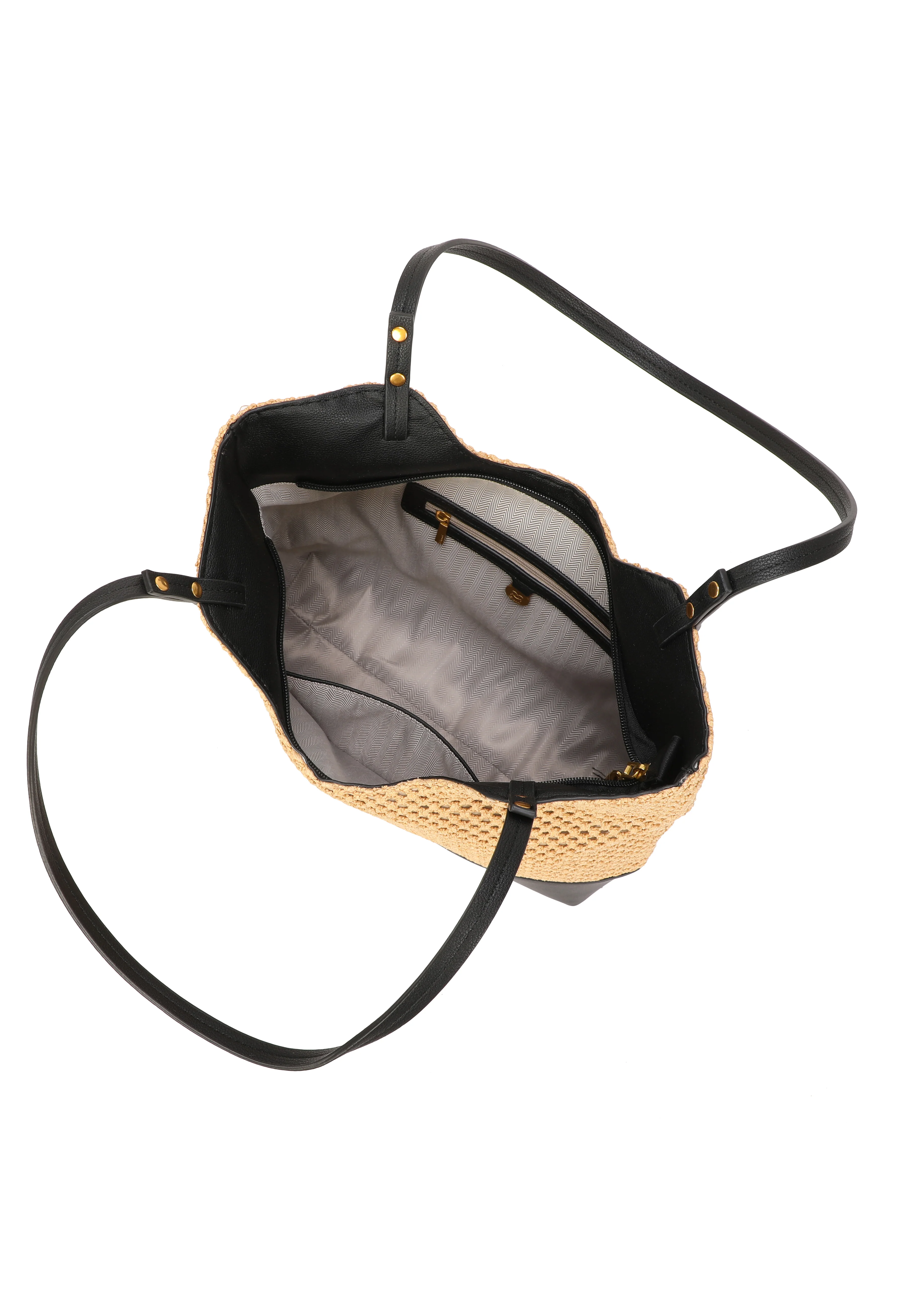 Large Straw Shopper Bag - Image 4