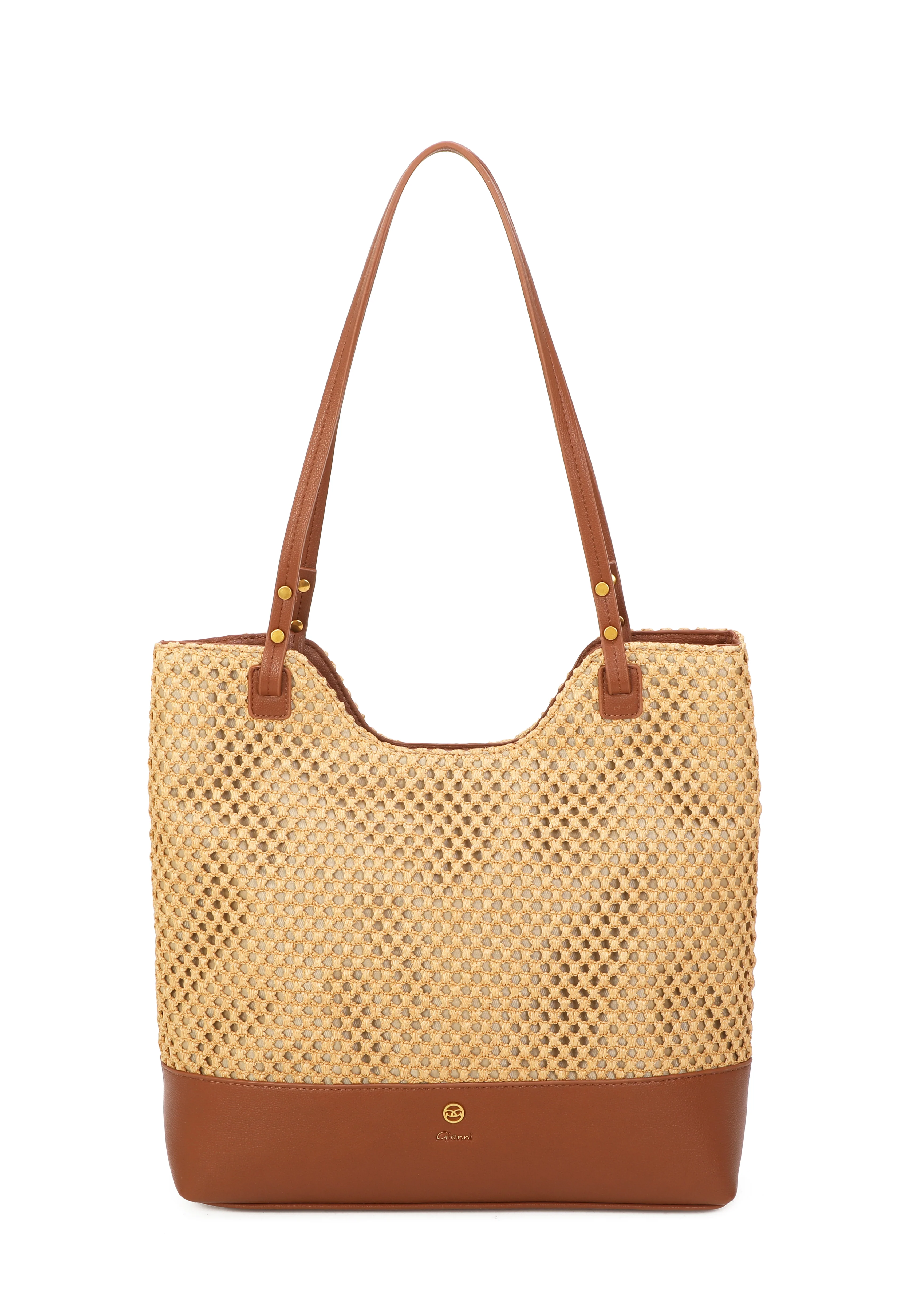Large Straw Shopper Bag - Image 8