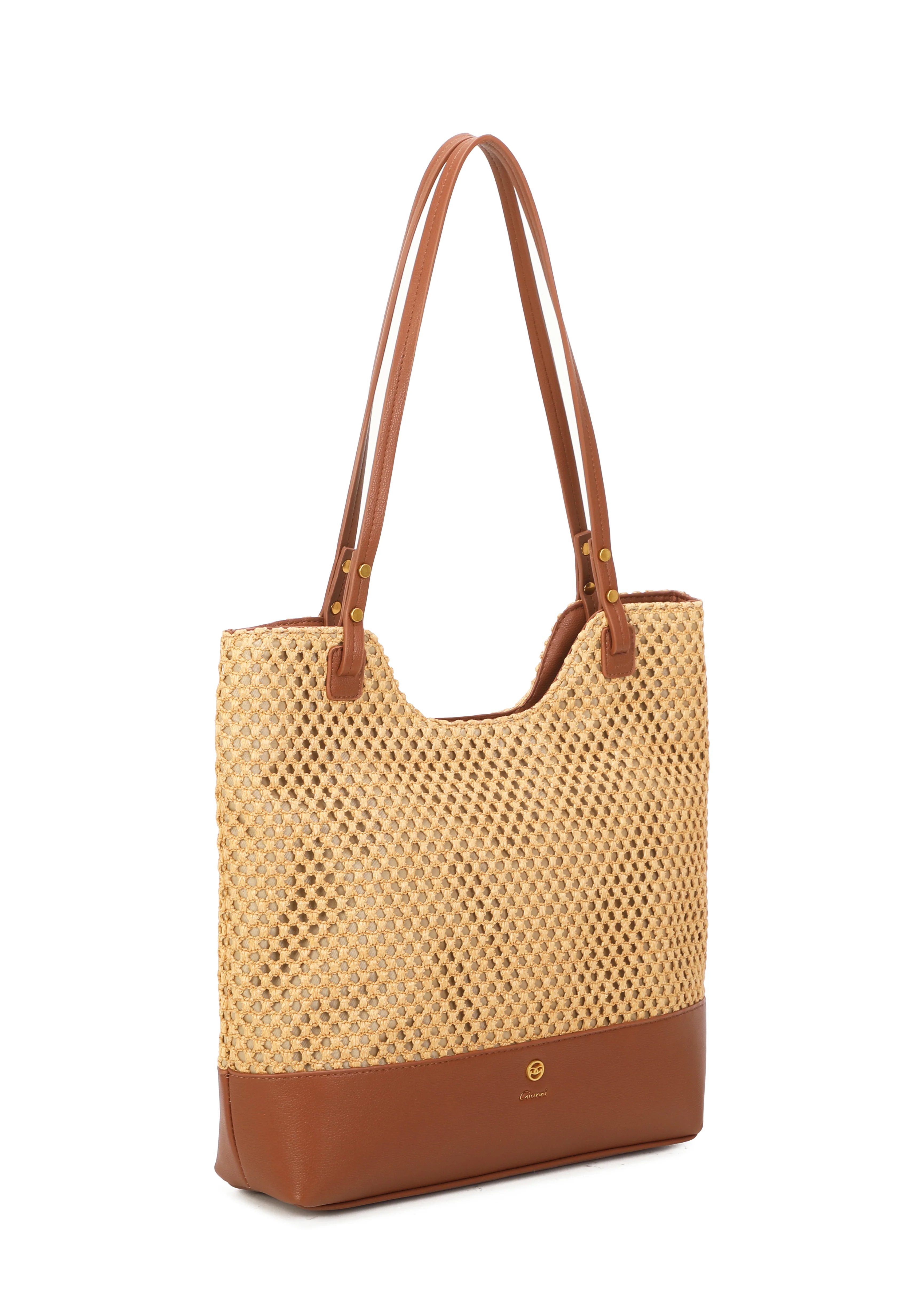Large Straw Shopper Bag - Image 9