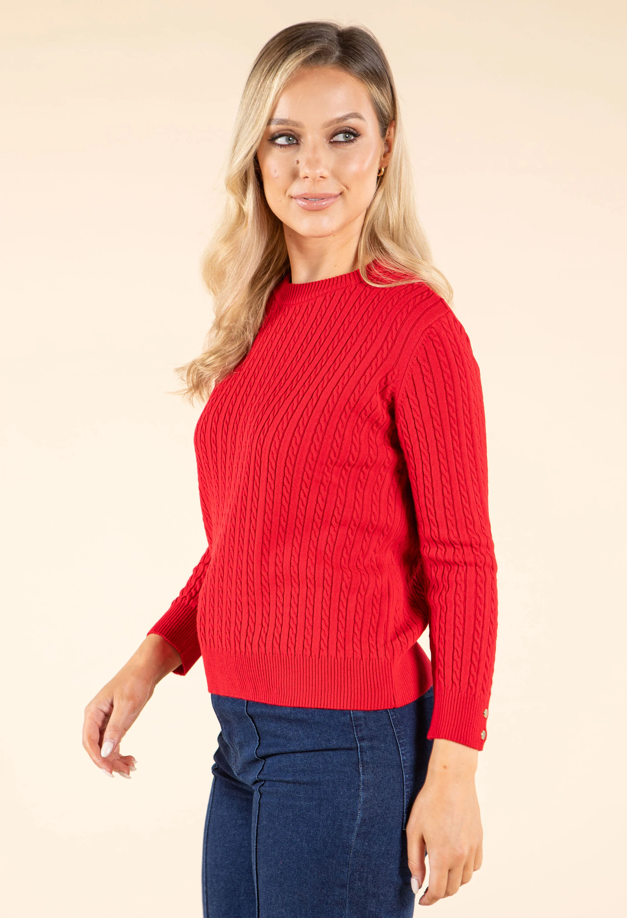 Lauren Cable Knit Pullover - Image 2