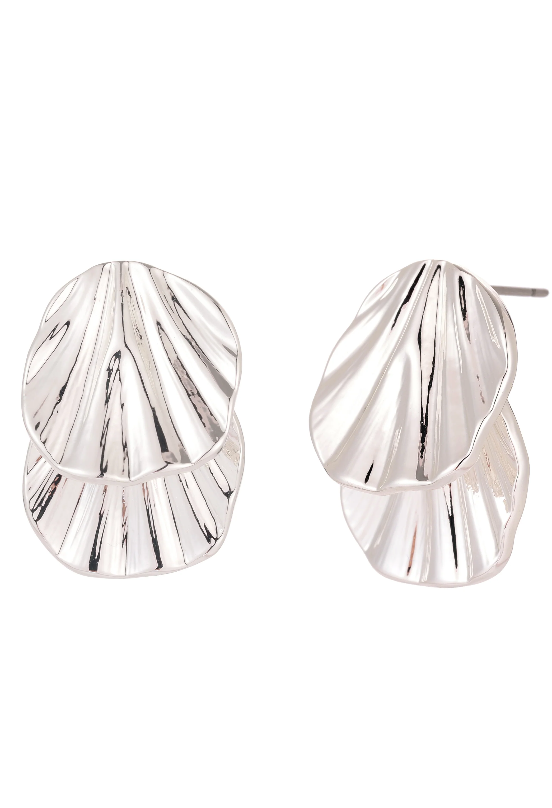 Layered Shell Earrings