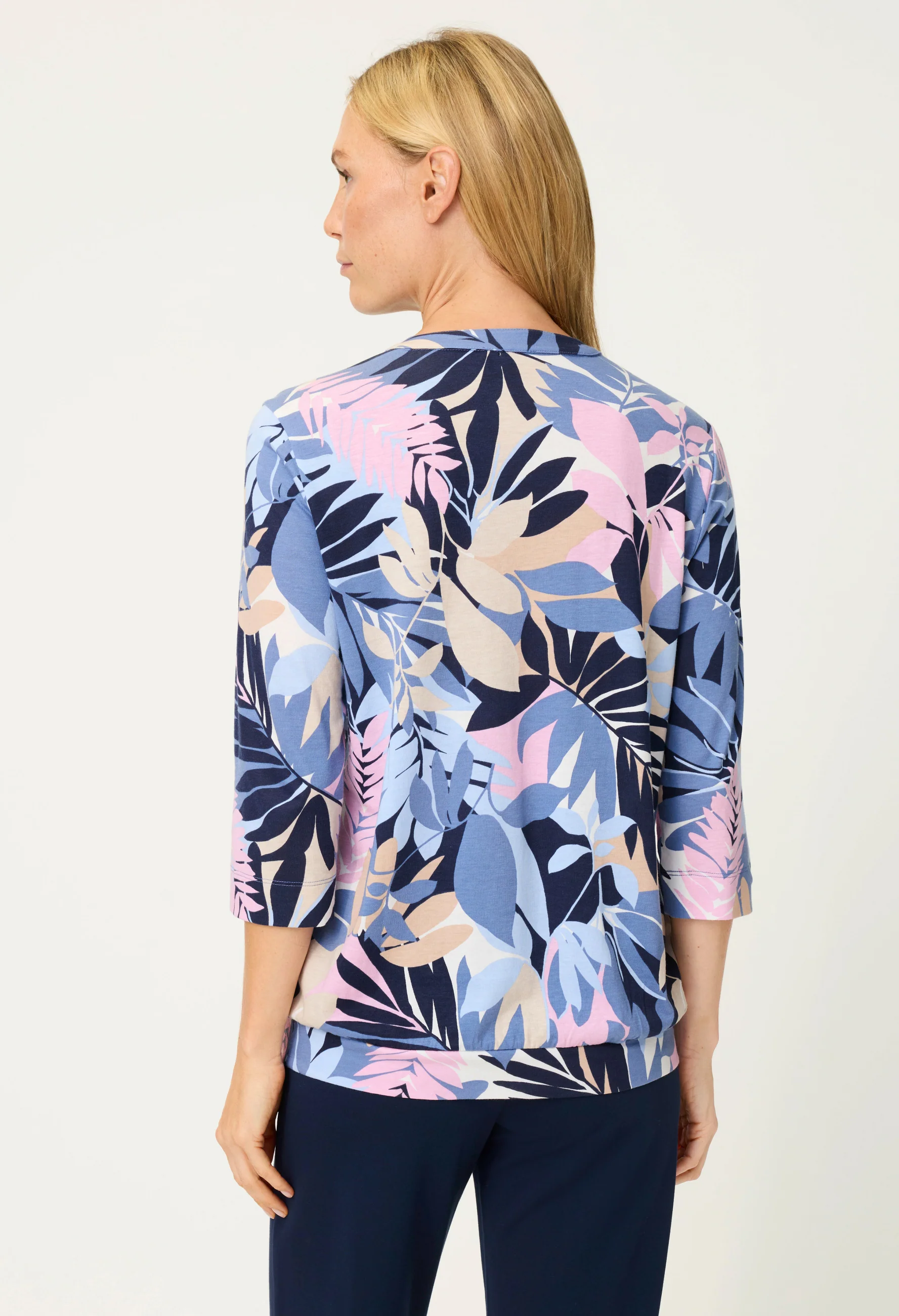 Leaf Print Blouse - Image 2