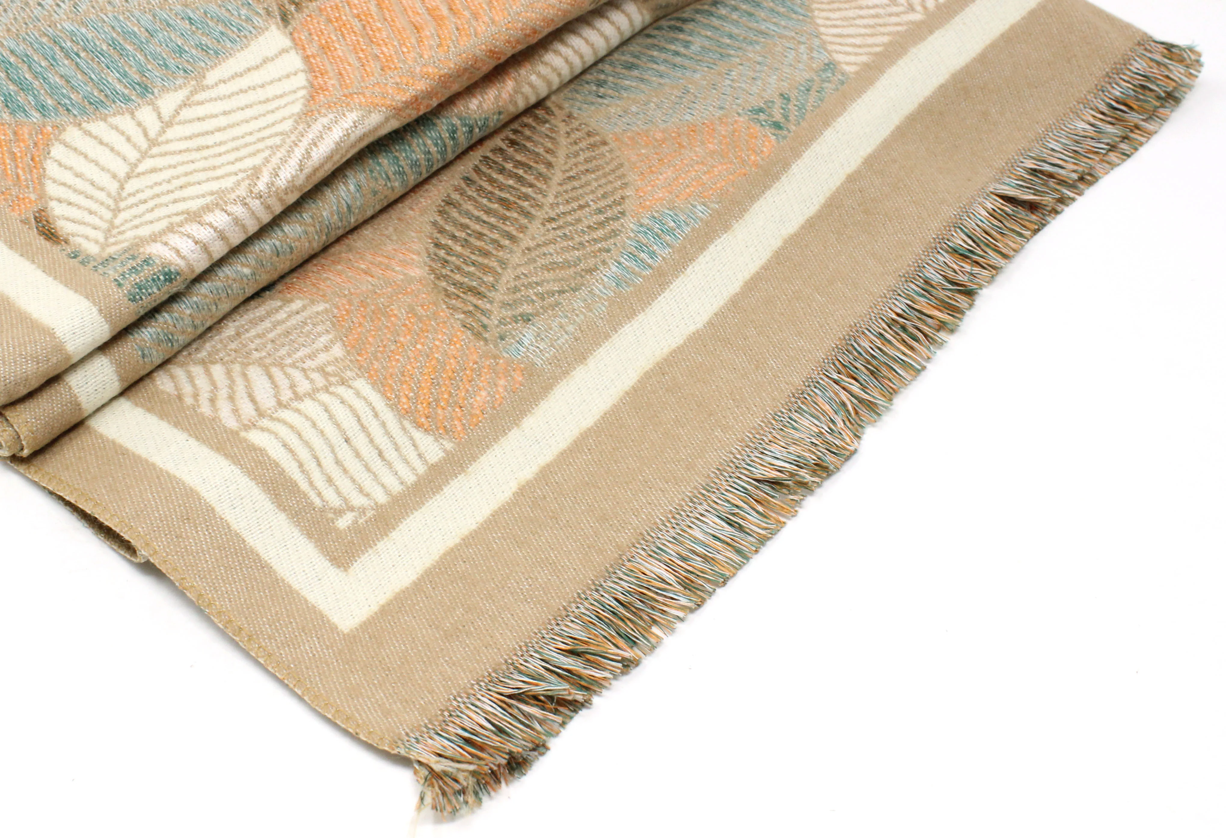 Leaf Print Scarf - Image 2