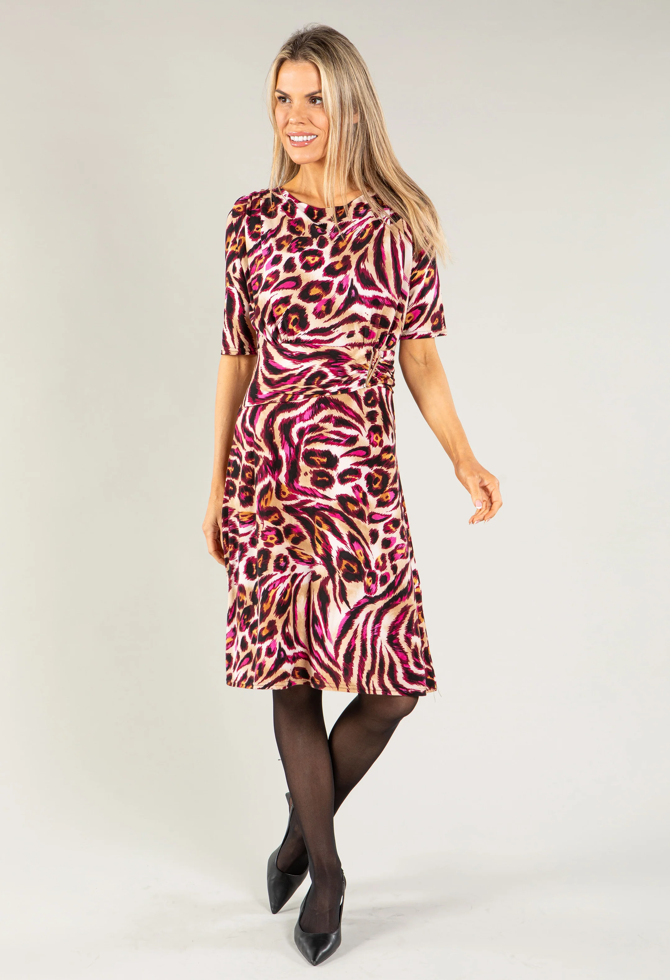Leo Print Dress - Image 5