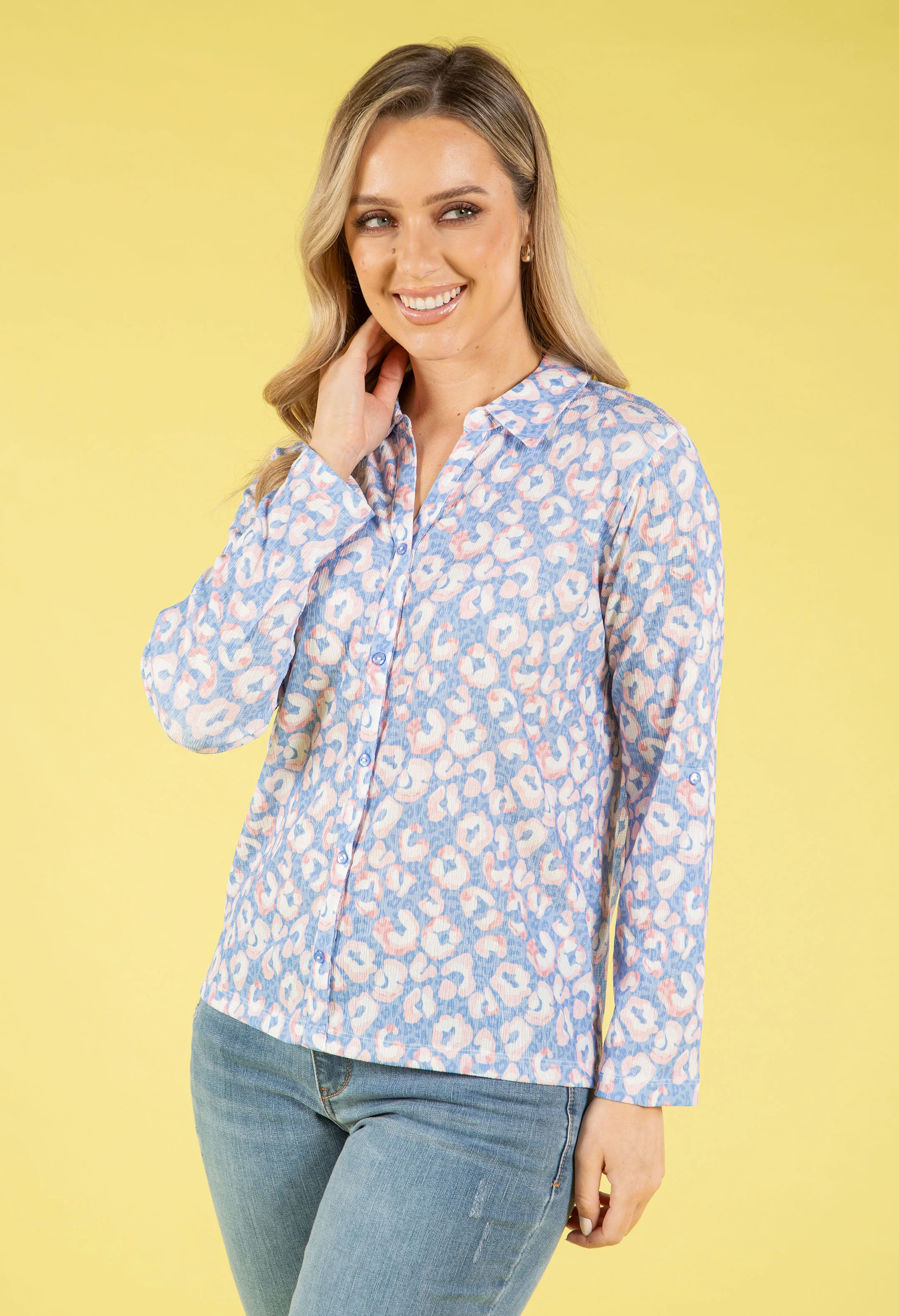 Leopard Print Blouse - Image 8