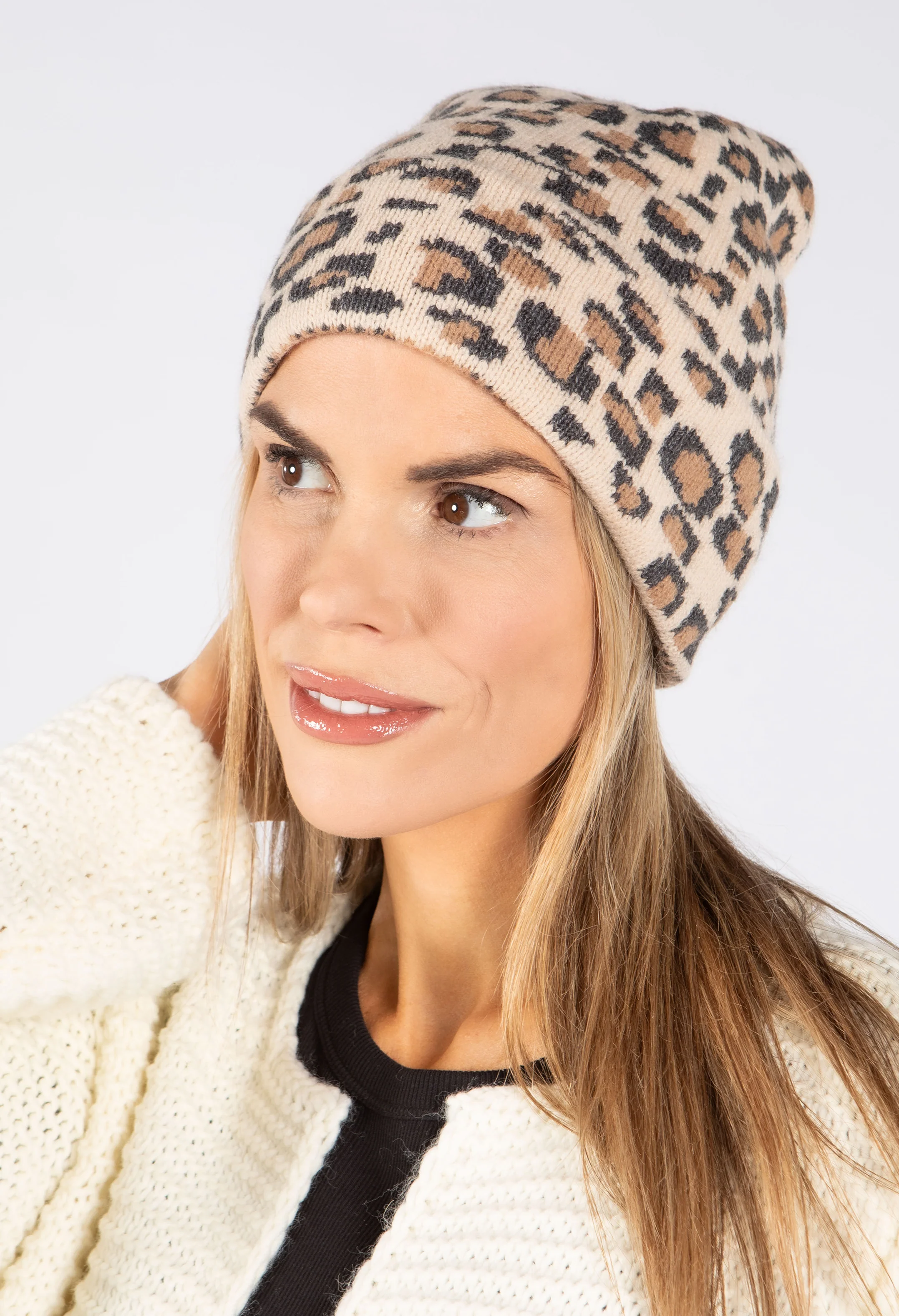 Leopard Print Hat - Image 3