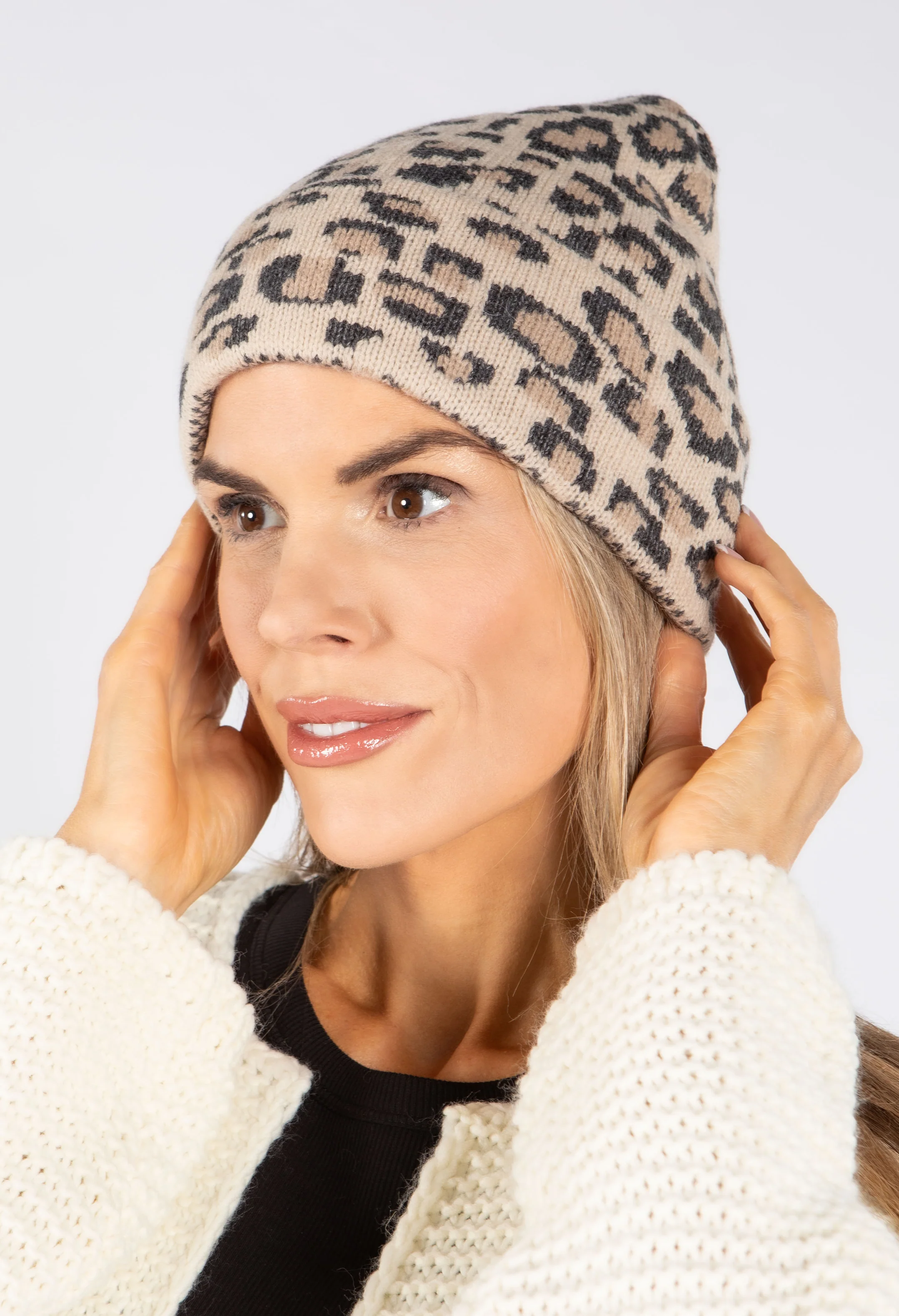 Leopard Print Hat - Image 4