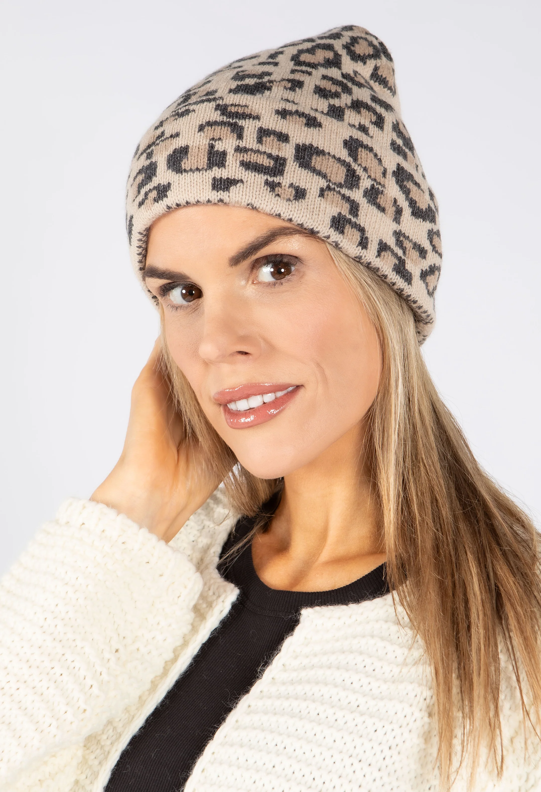 Leopard Print Hat - Image 5