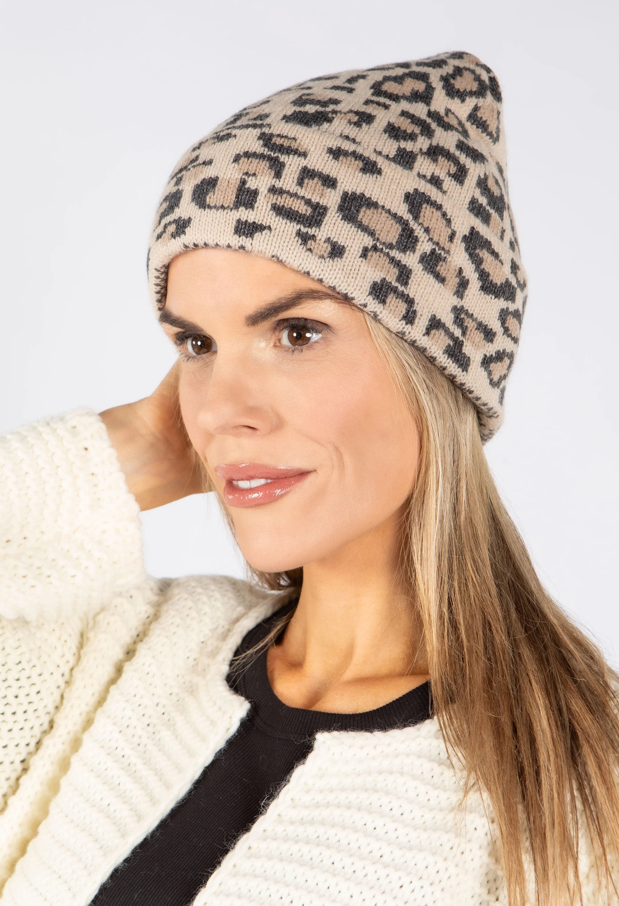 Leopard Print Hat - Image 6