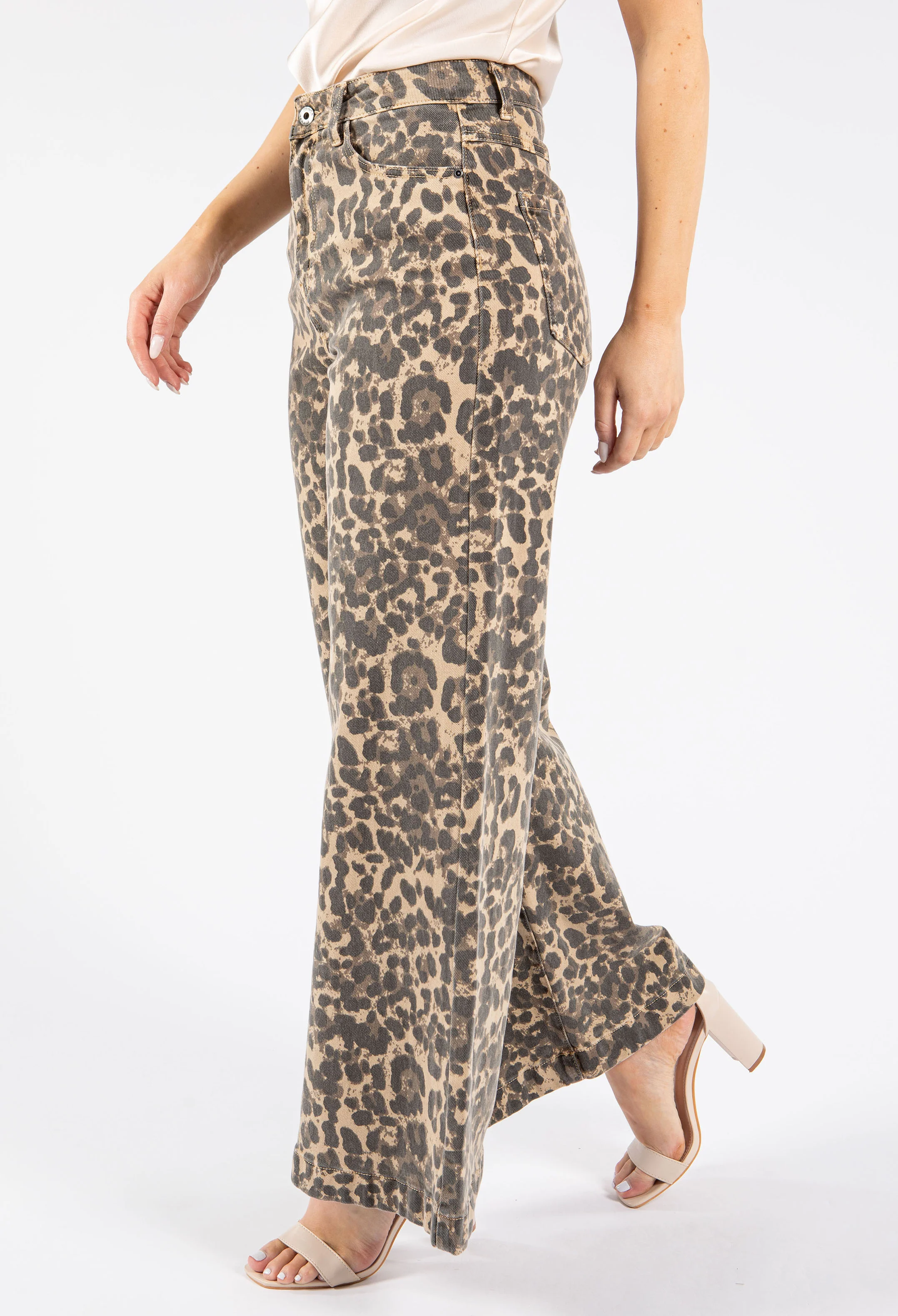 Leopard Print Jeans - Image 2
