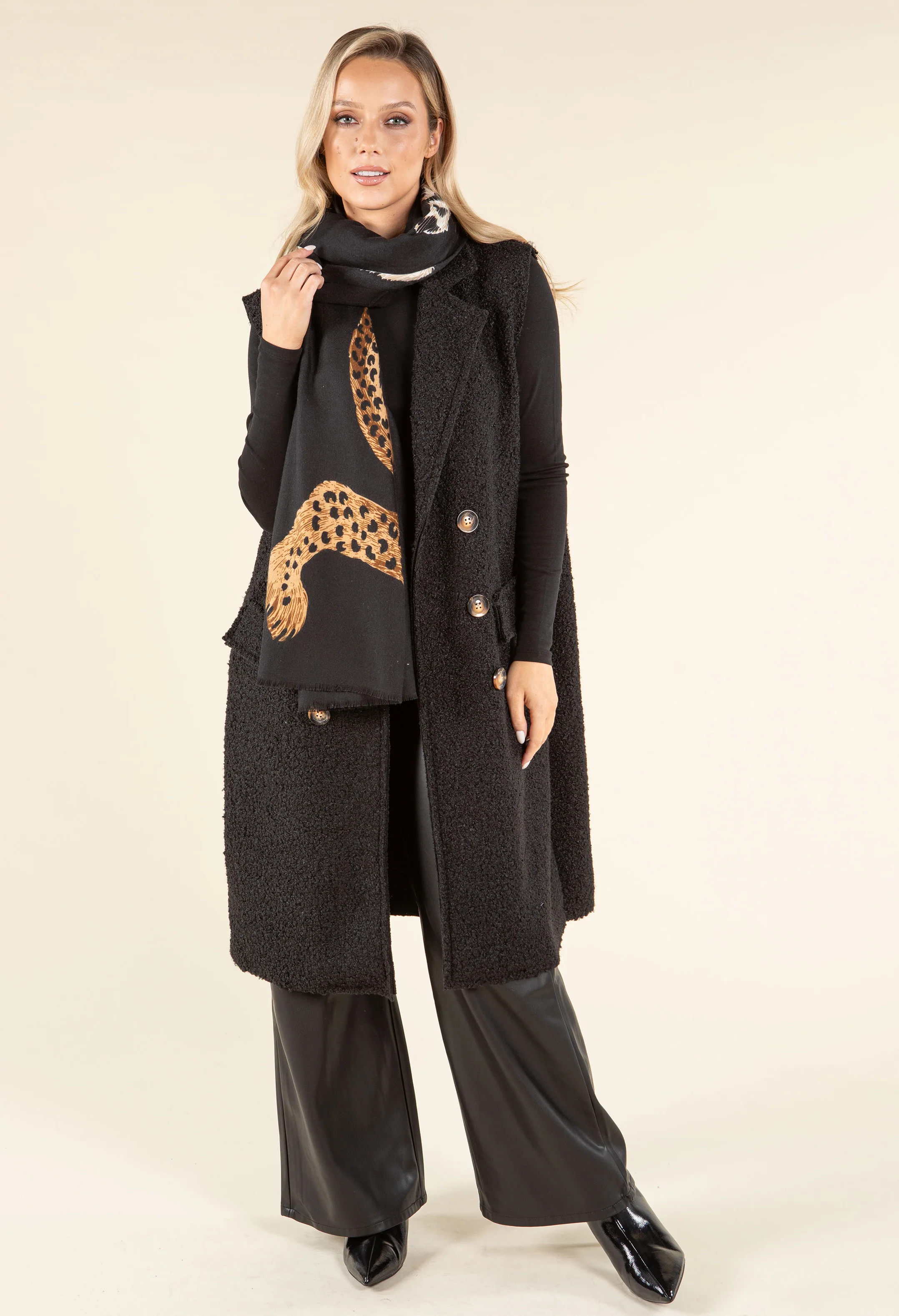Leopard & Tiger Scarf - Image 2