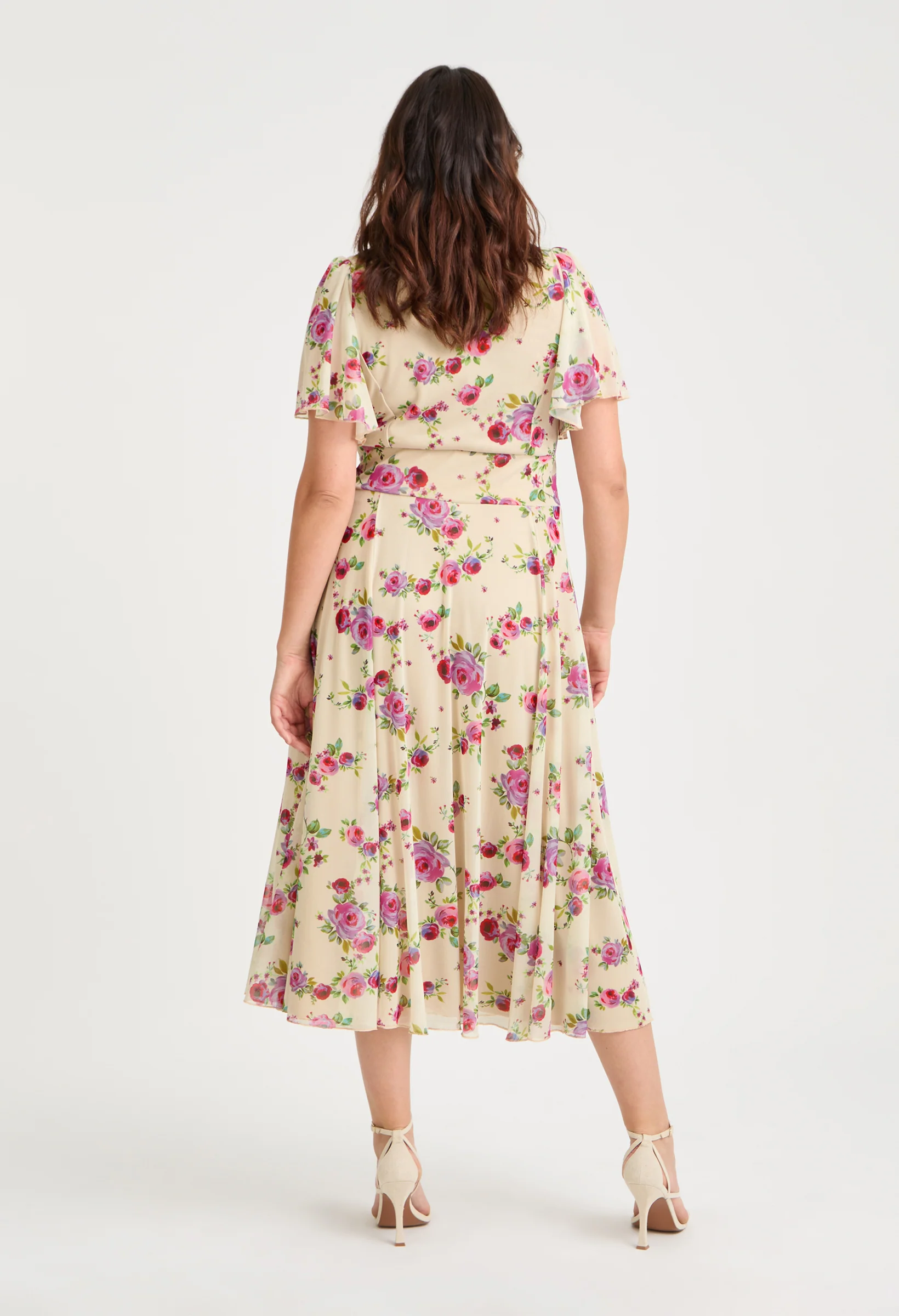 Liz Bolero Wrap Bodice Curve+ Midi Dress - Image 5