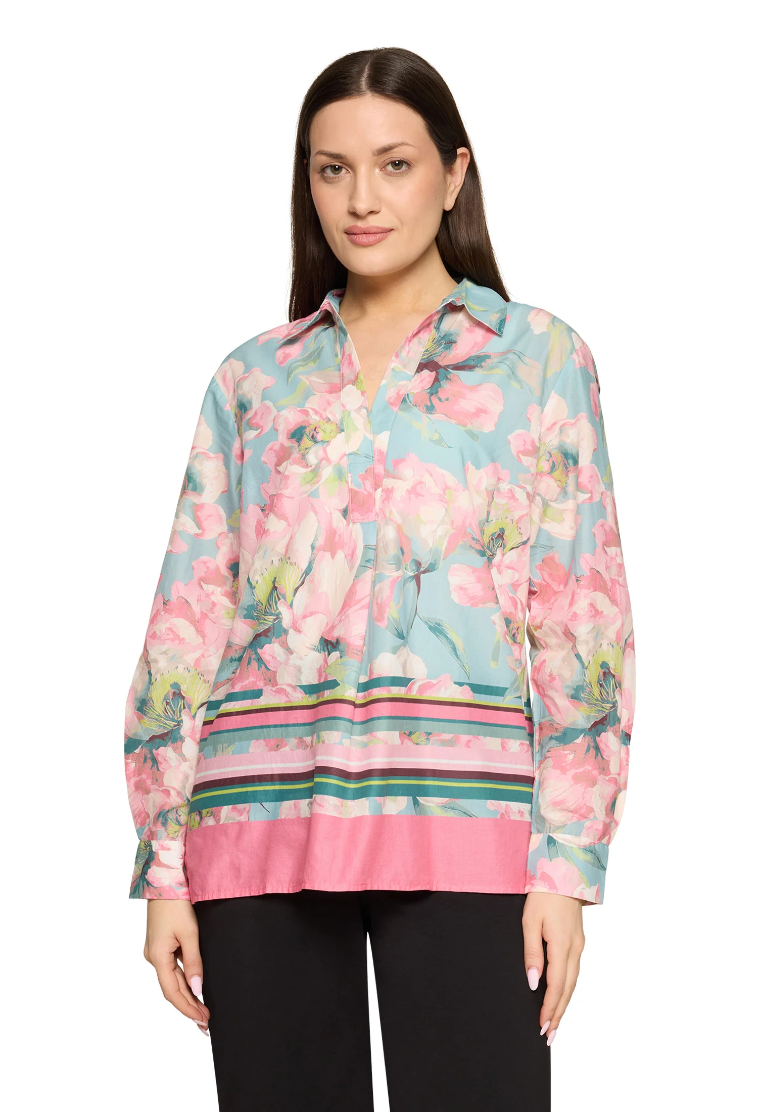 Long Rose Blouse