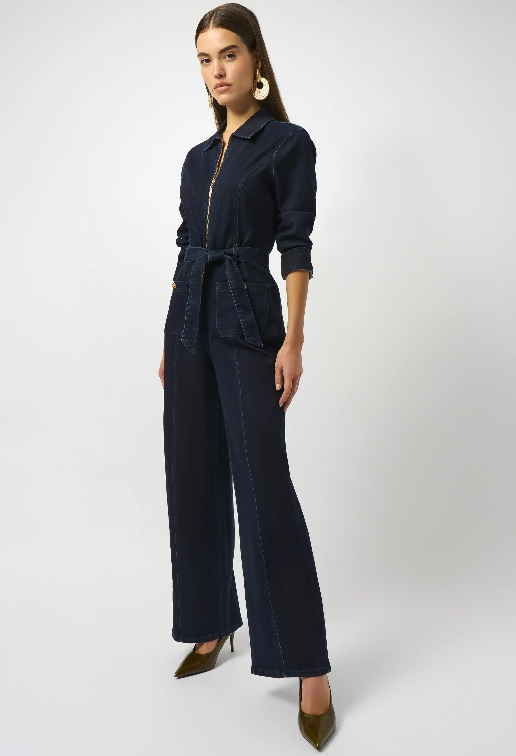 Long Sleeve Utility Jumpsuit - Image 2