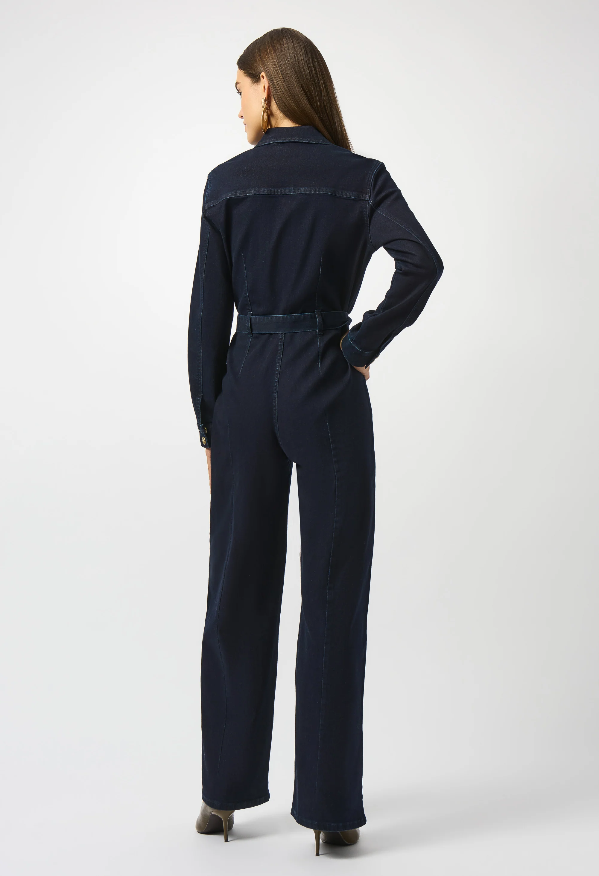 Long Sleeve Utility Jumpsuit - Image 3