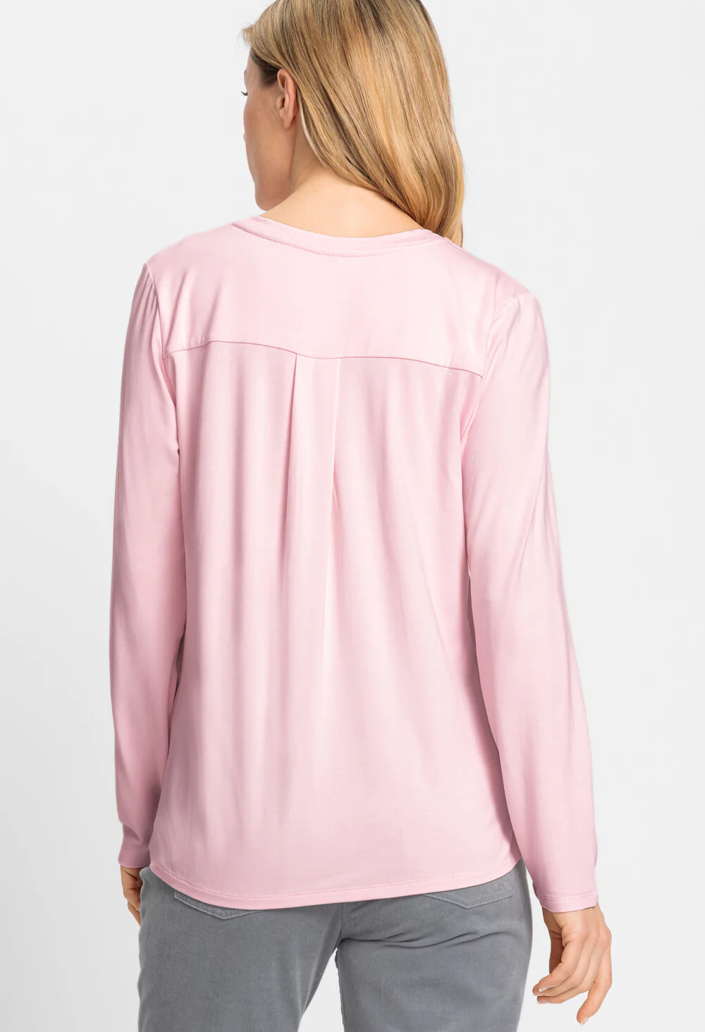 Long Sleeve V Neck Top - Image 2