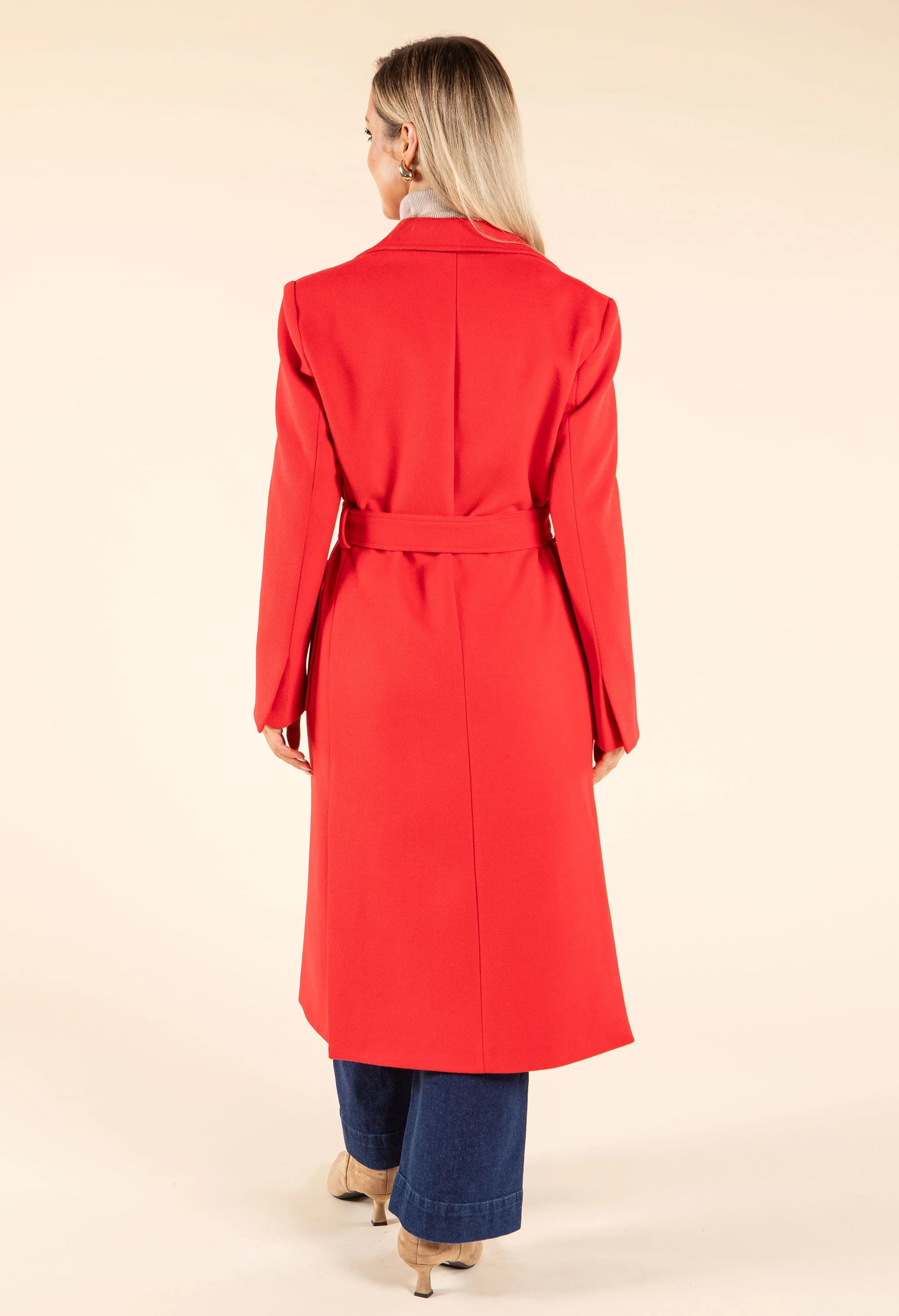 Longline Belted Trench Coat - Image 5