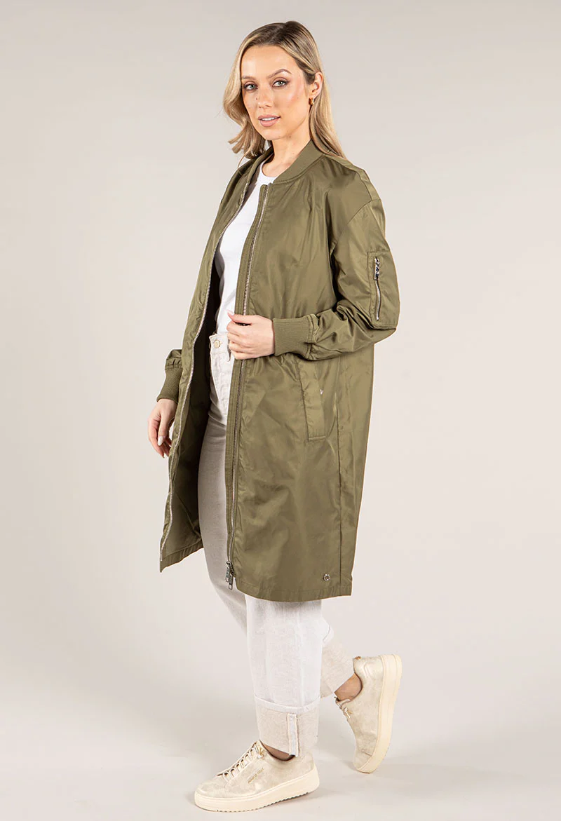 Longline Bomber Jacket - Image 8