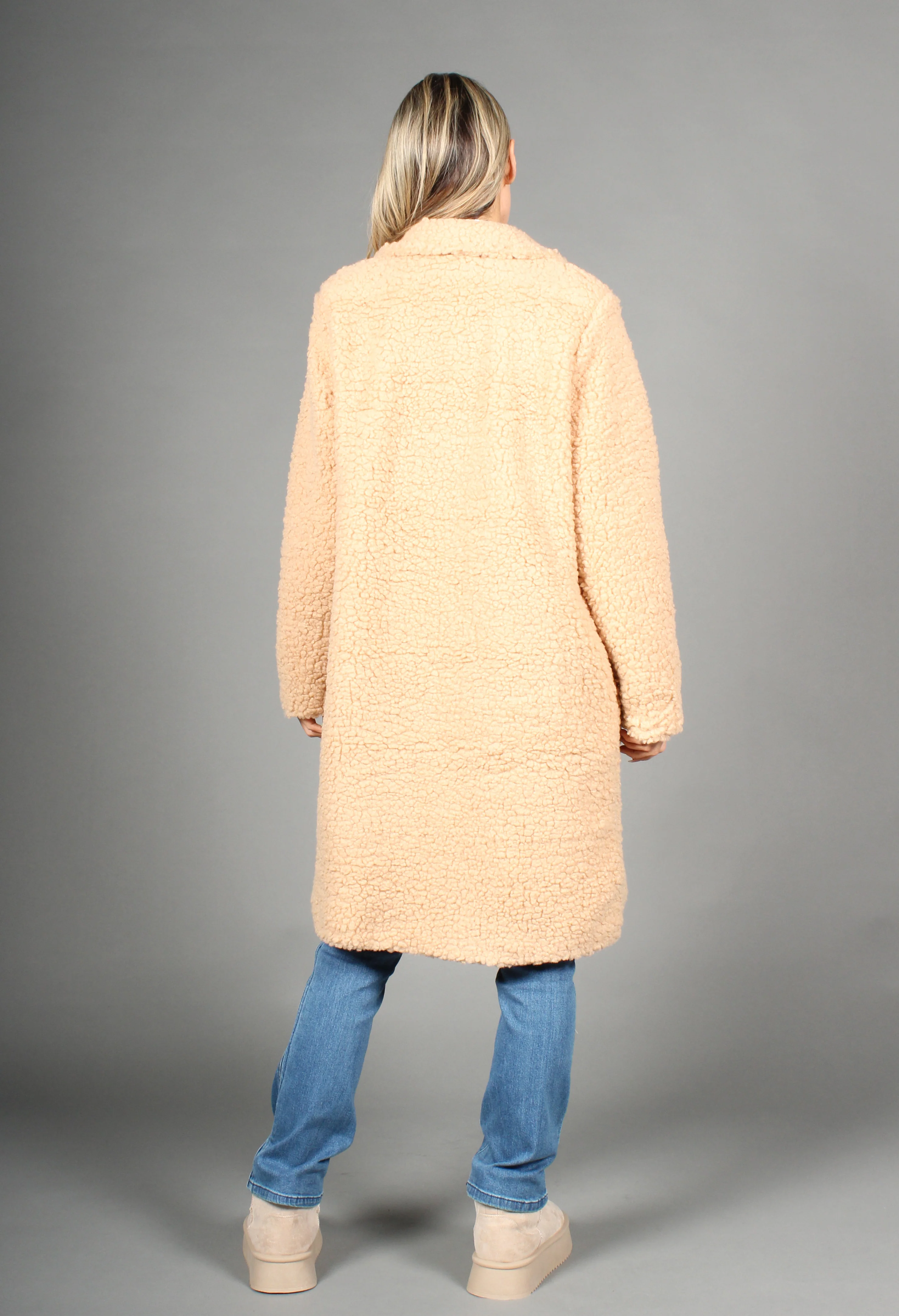 Longline Teddy Coat - Image 8