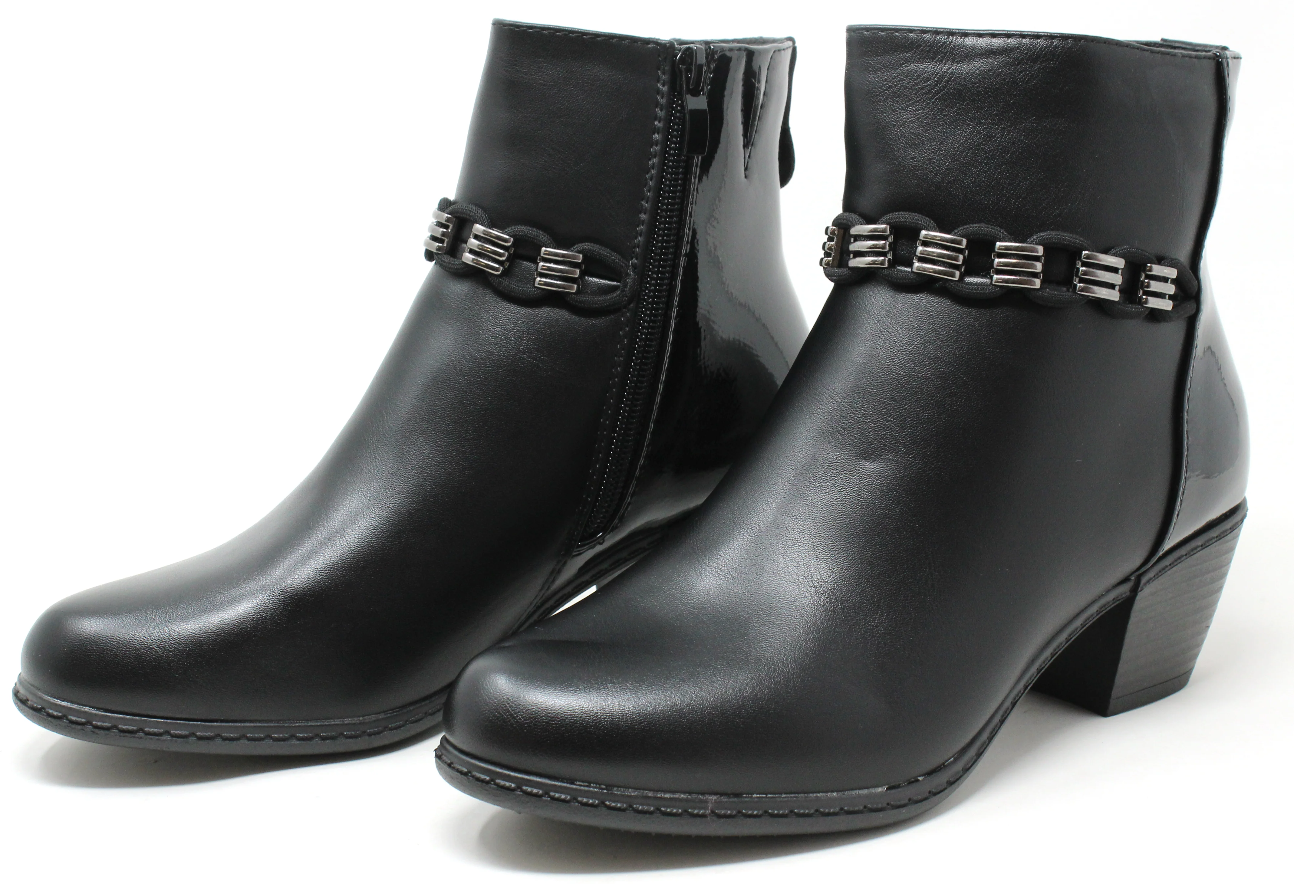 Loop Chain Ankle Boot - Image 3