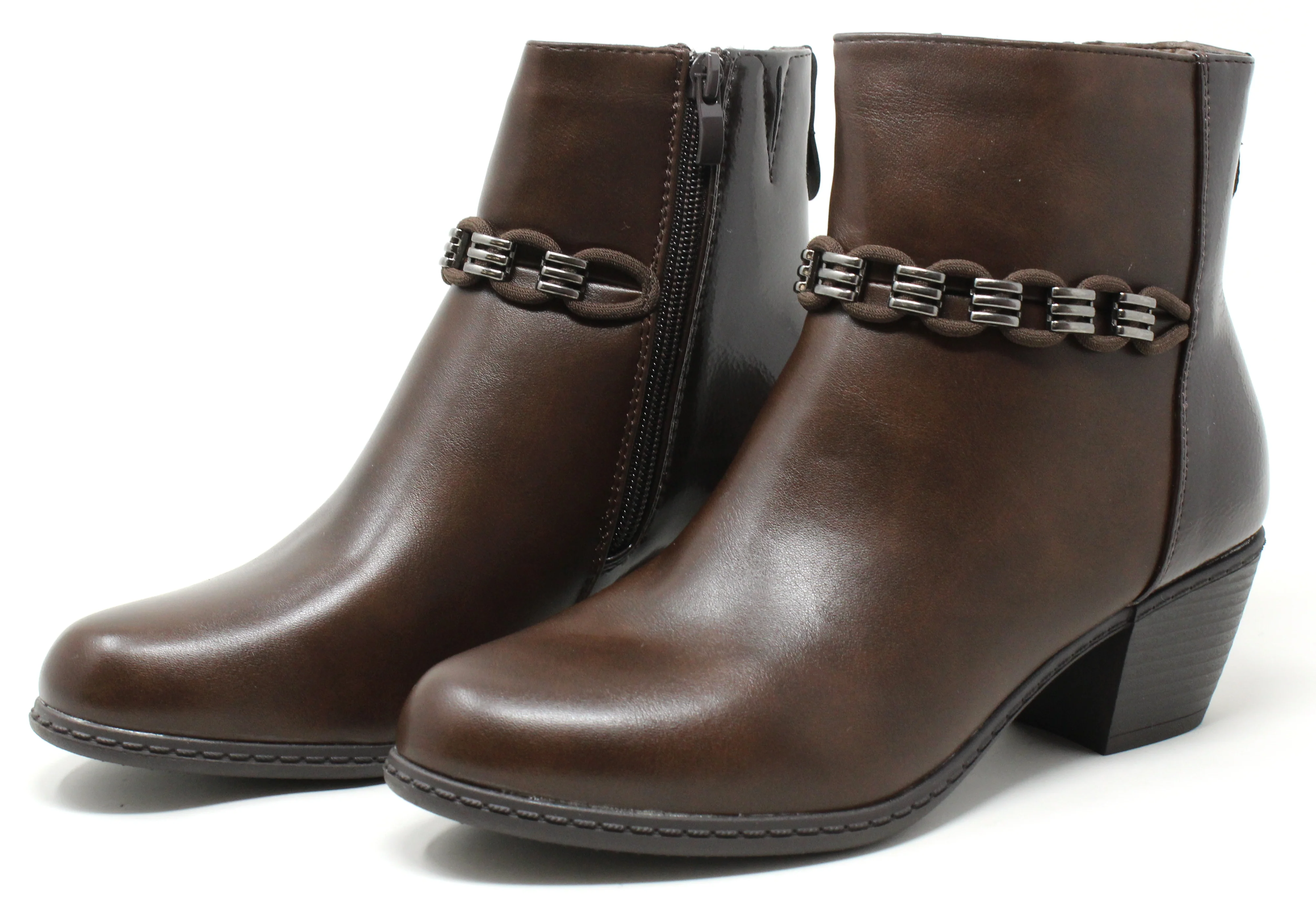 Loop Chain Ankle Boot - Image 7