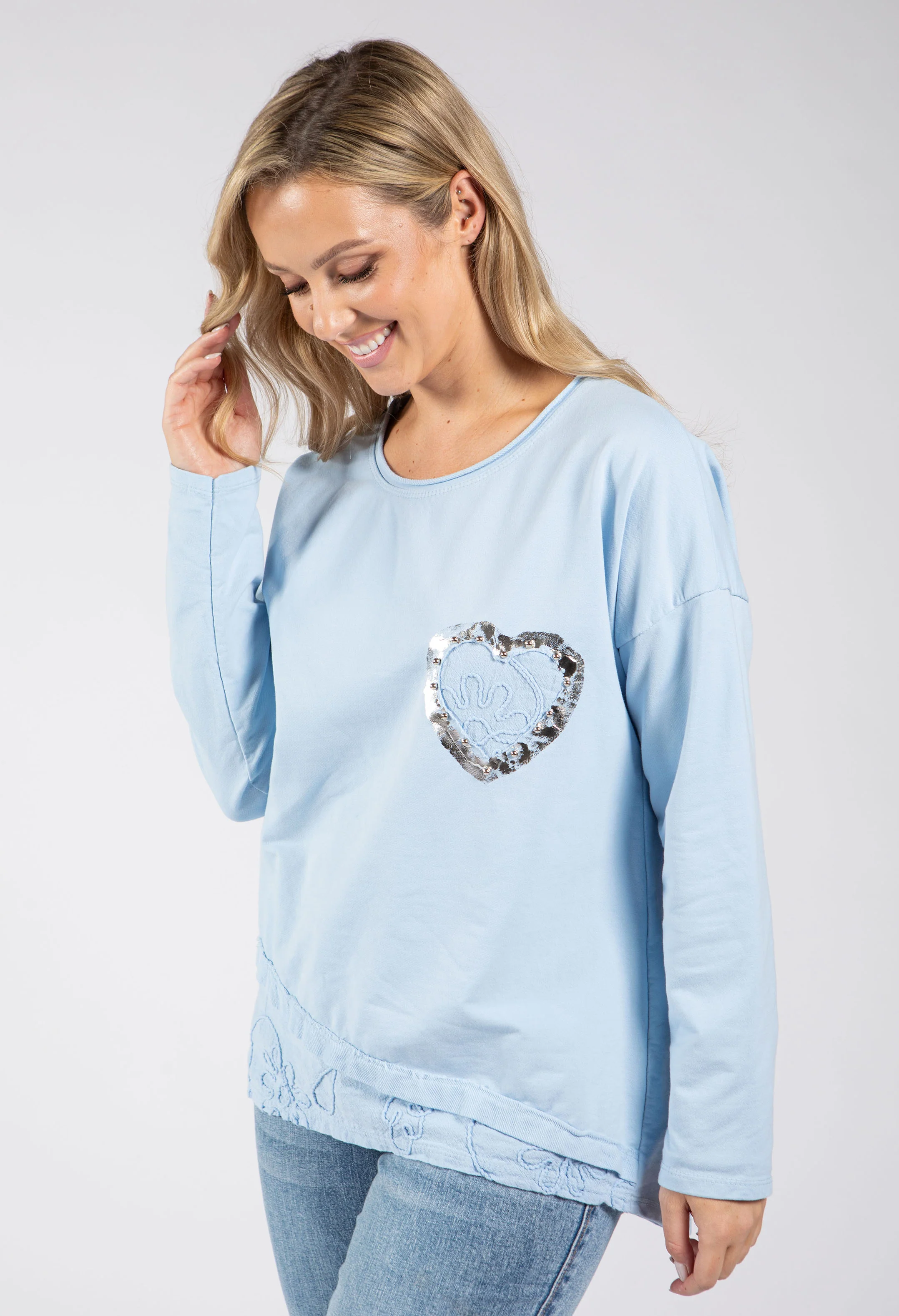 Love Heart Detail Jumper - Image 11