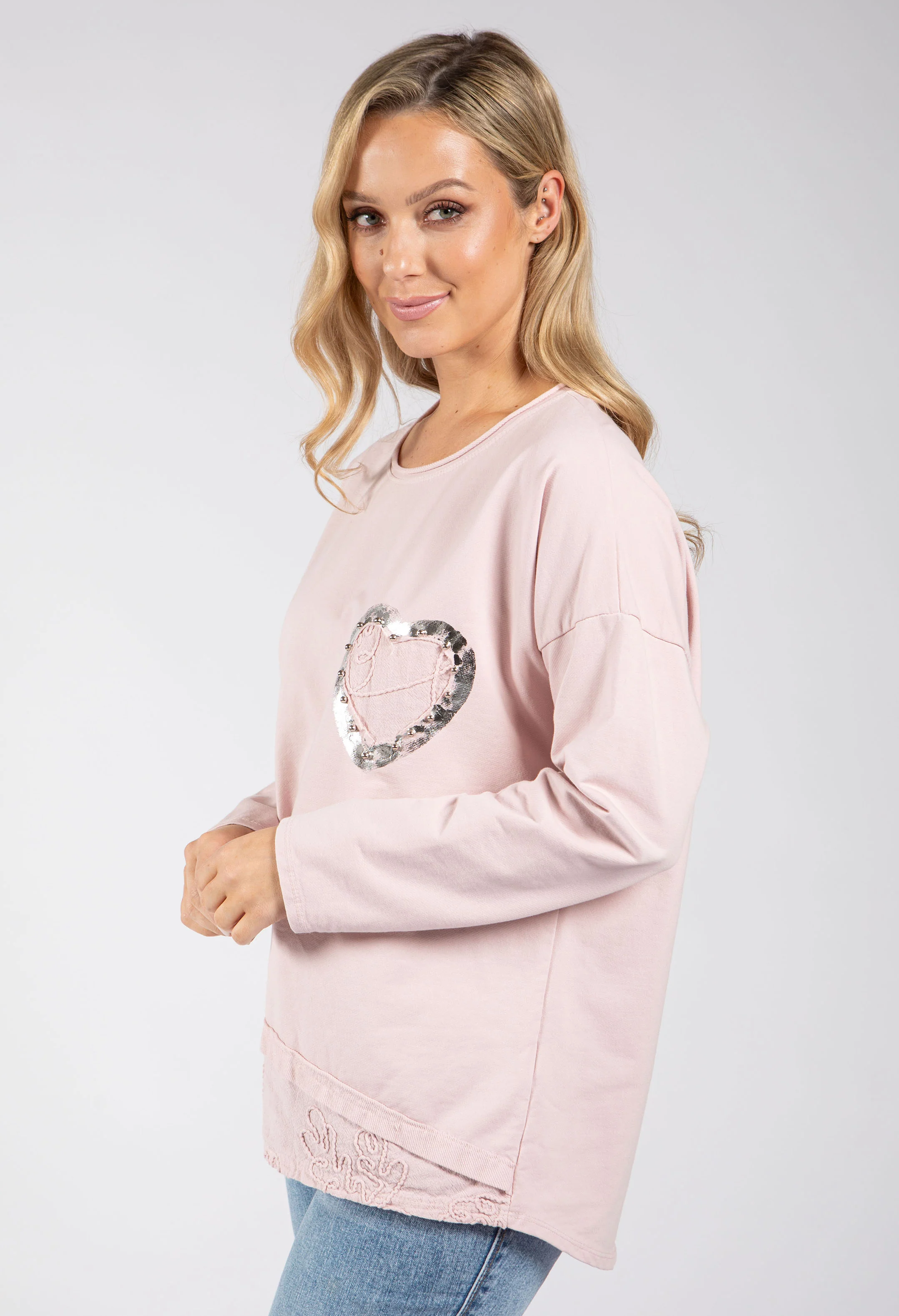 Love Heart Detail Jumper - Image 15