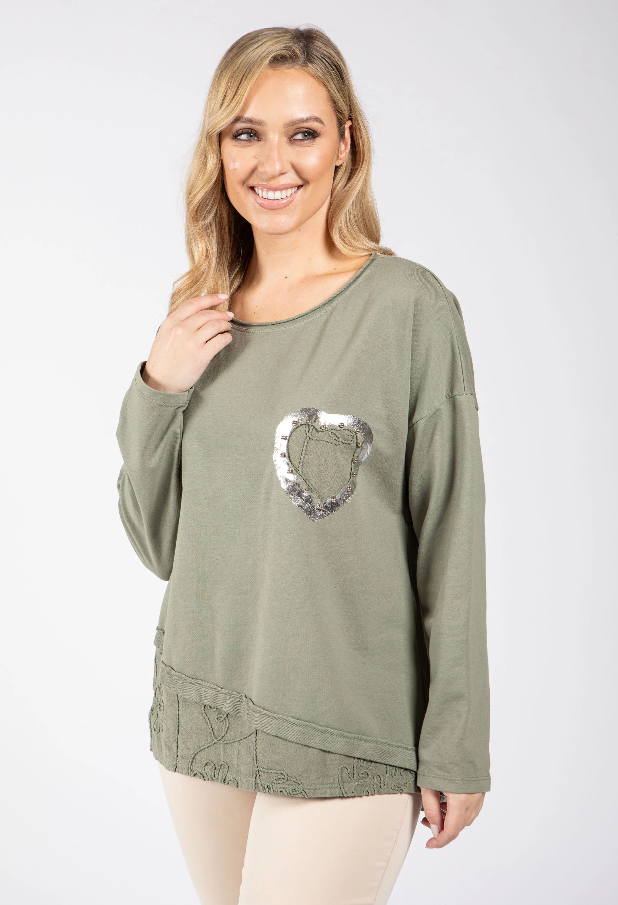 Love Heart Detail Jumper - Image 4