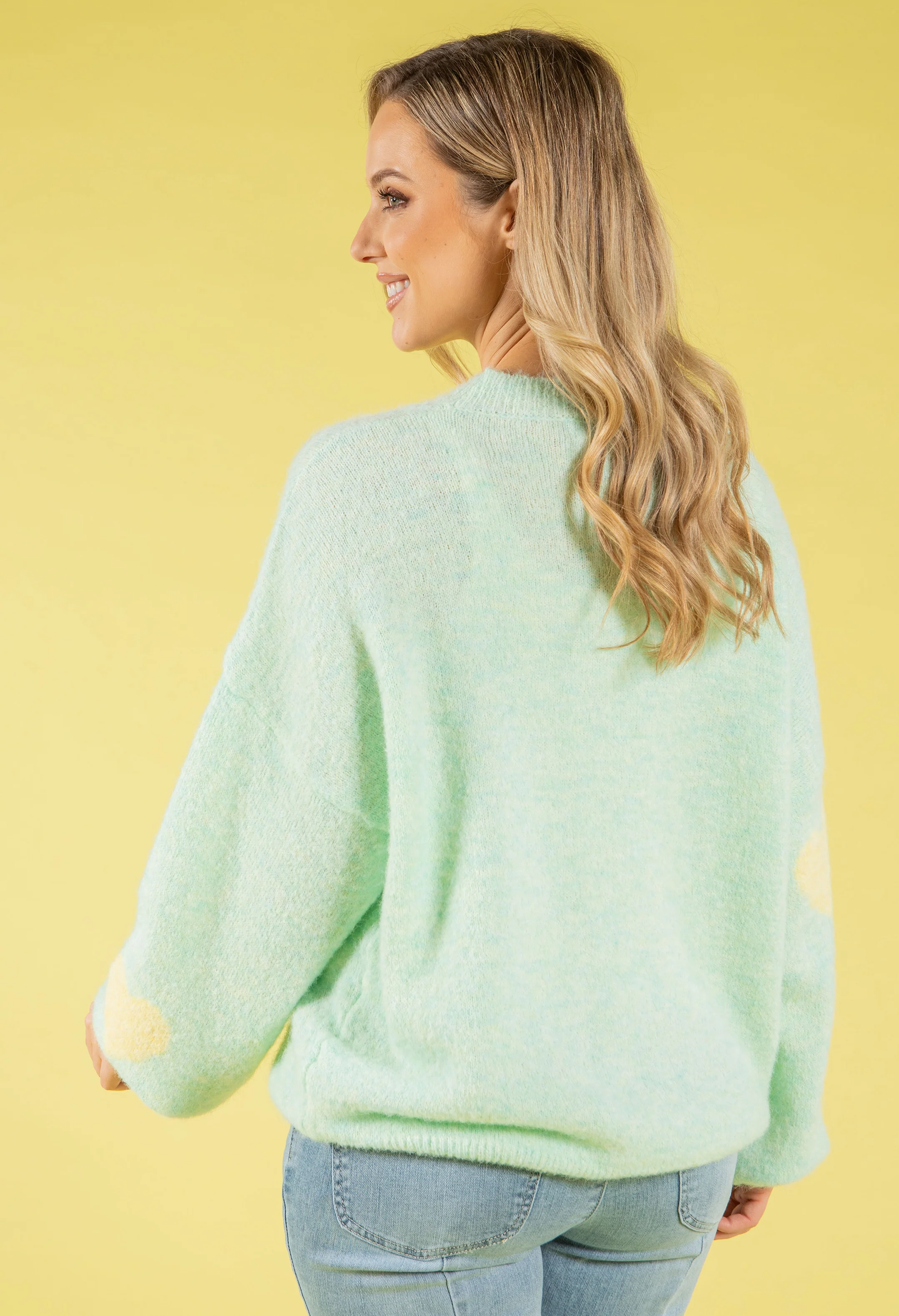 Love Heart Fluffy Knit Jumper - Image 13