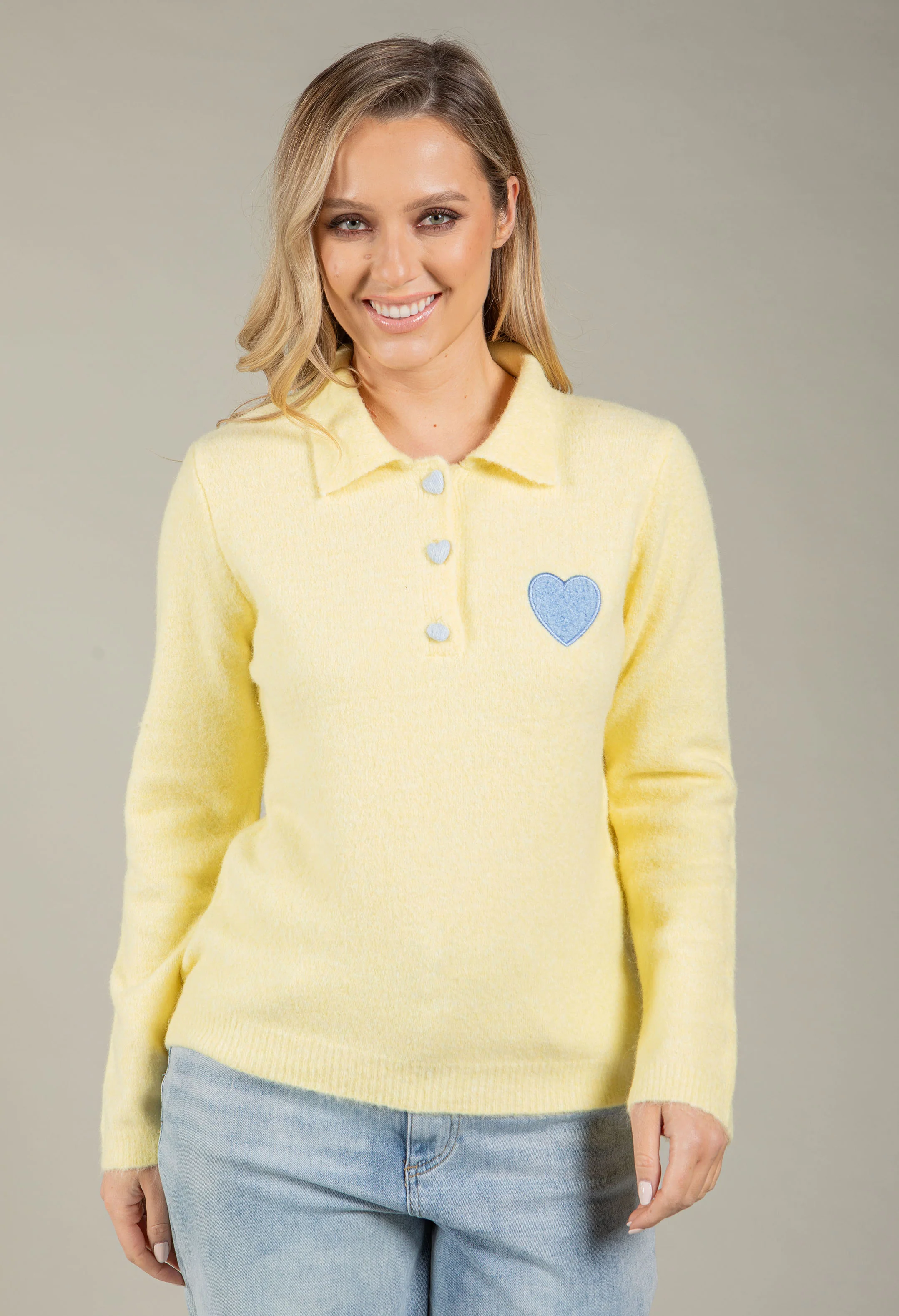 Love Heart Knit Jumper