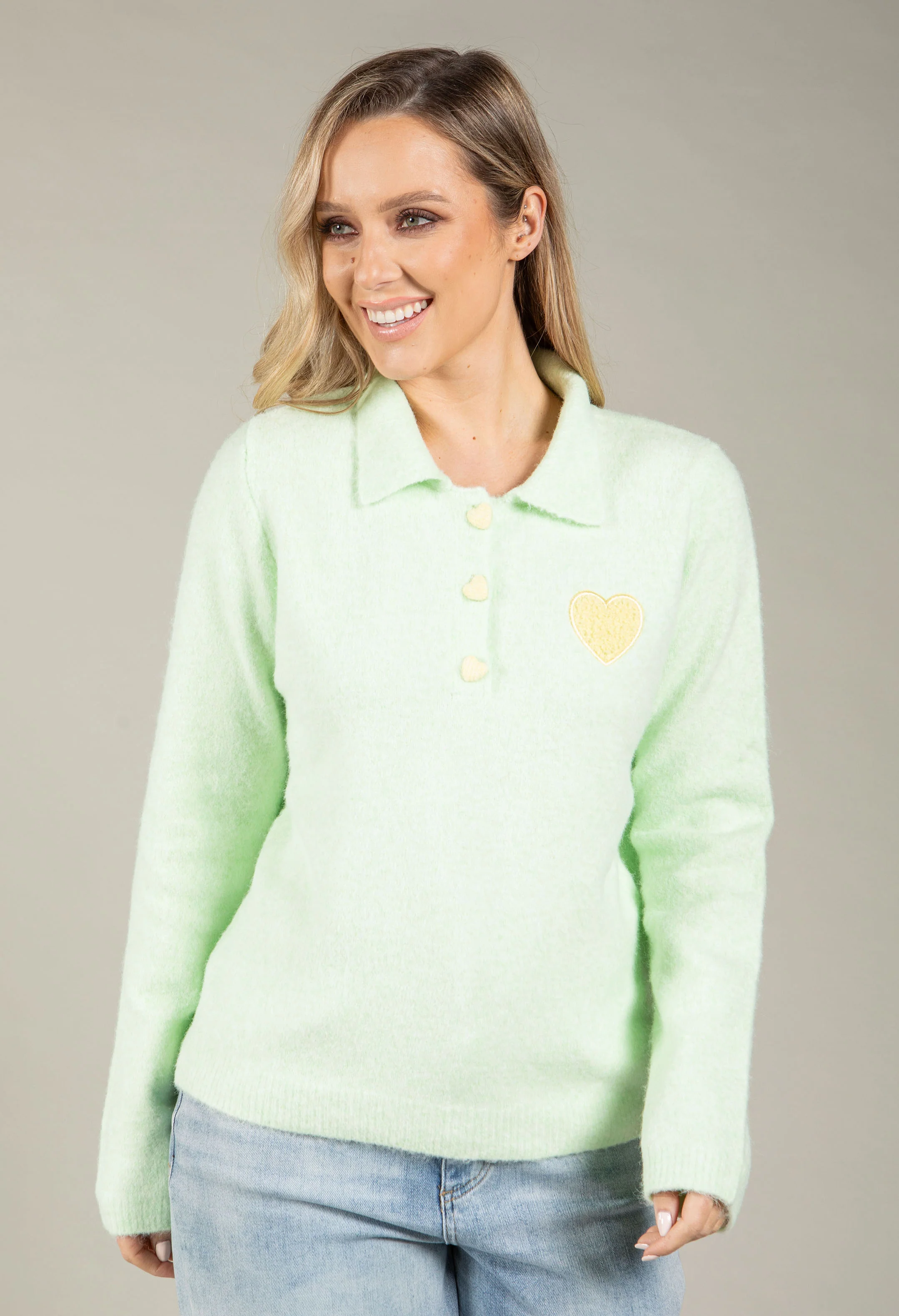 Love Heart Knit Jumper - Image 13