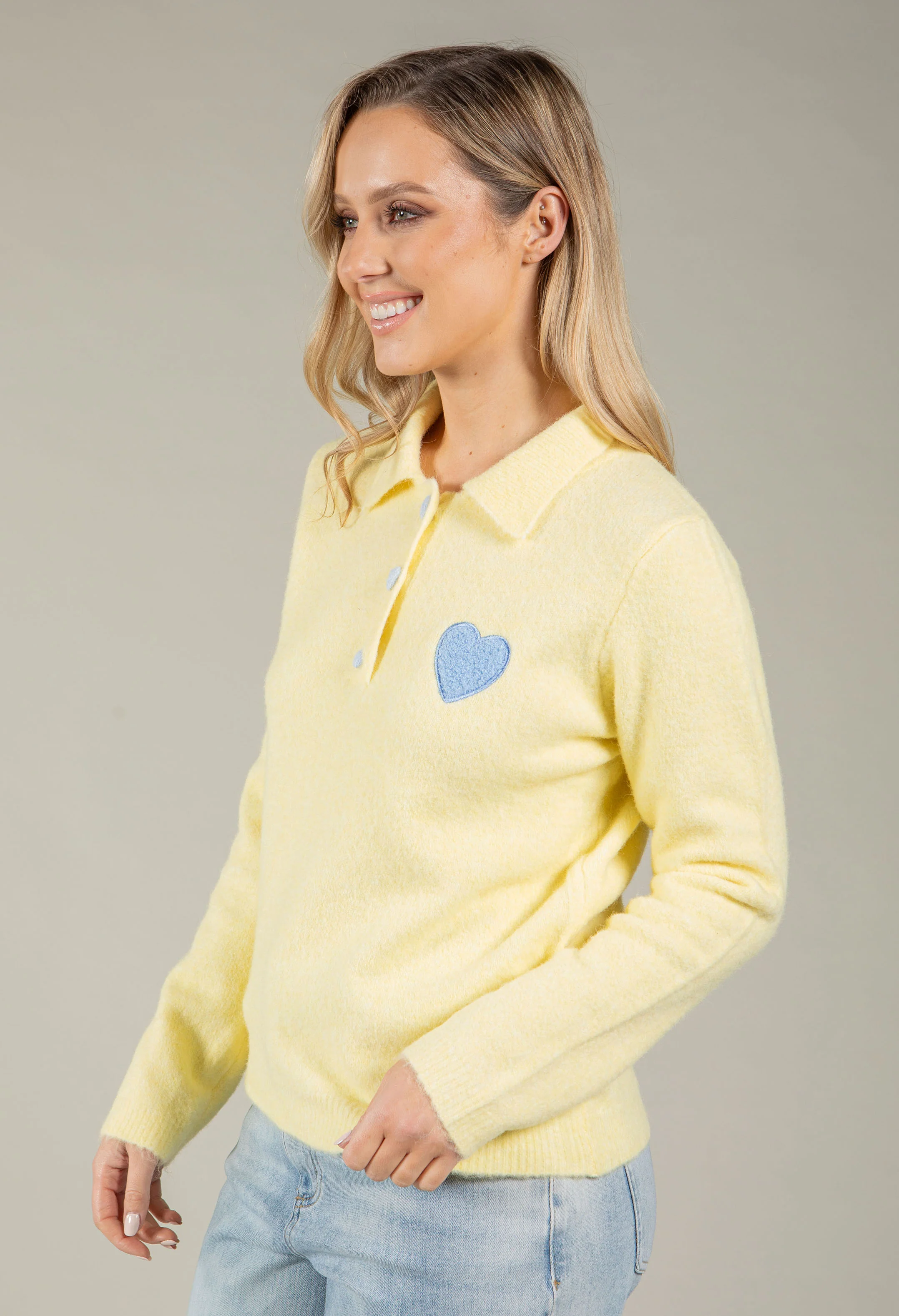 Love Heart Knit Jumper - Image 3