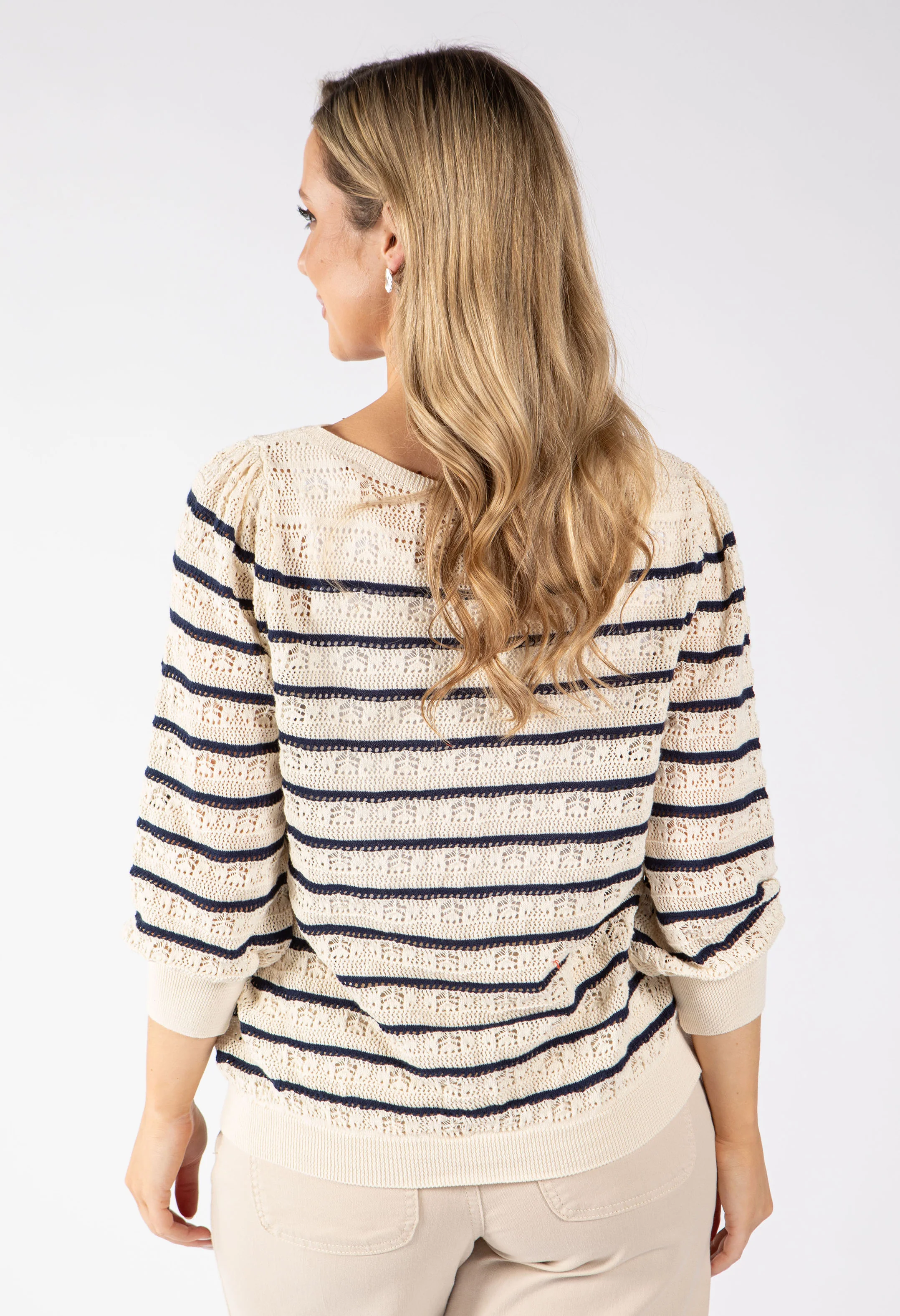 Lucy Striped Knit Jumper - Image 6