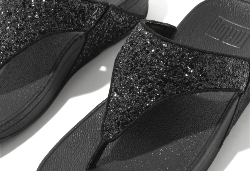 LULU Glitter Toe-Post Sandals - Image 3