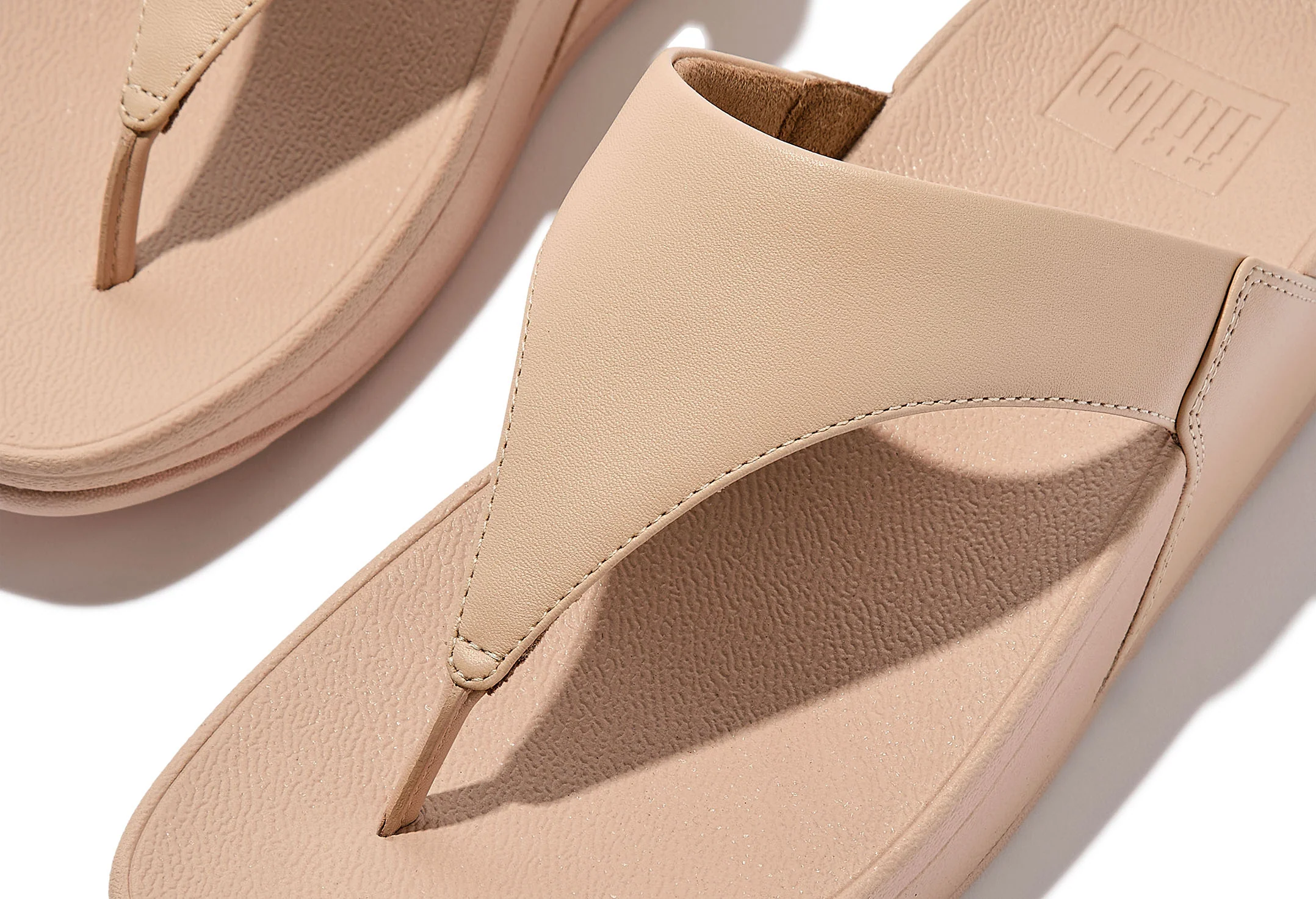 LULU Leather Toe-Post Sandals - Image 5